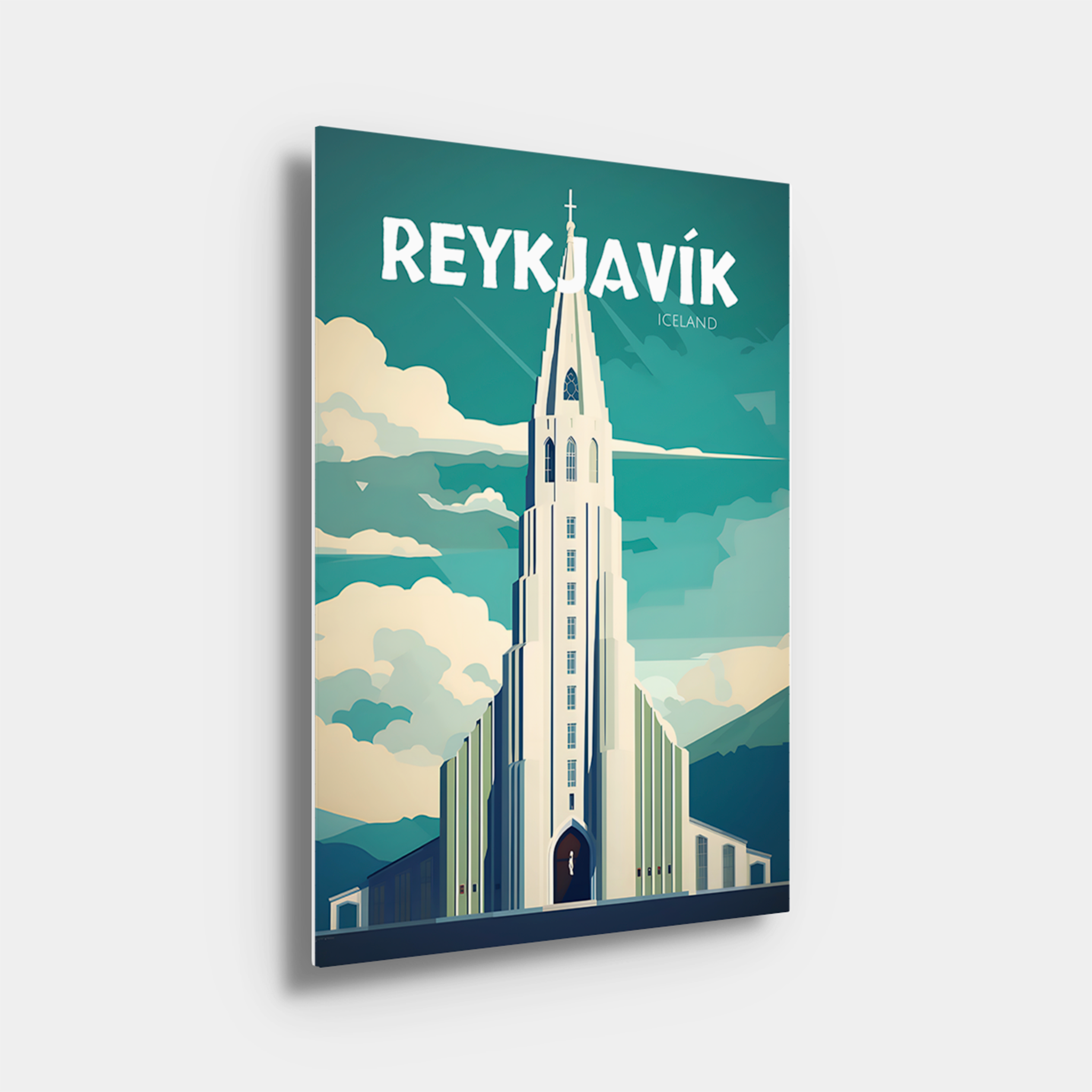 Reykjavík Travel Poster