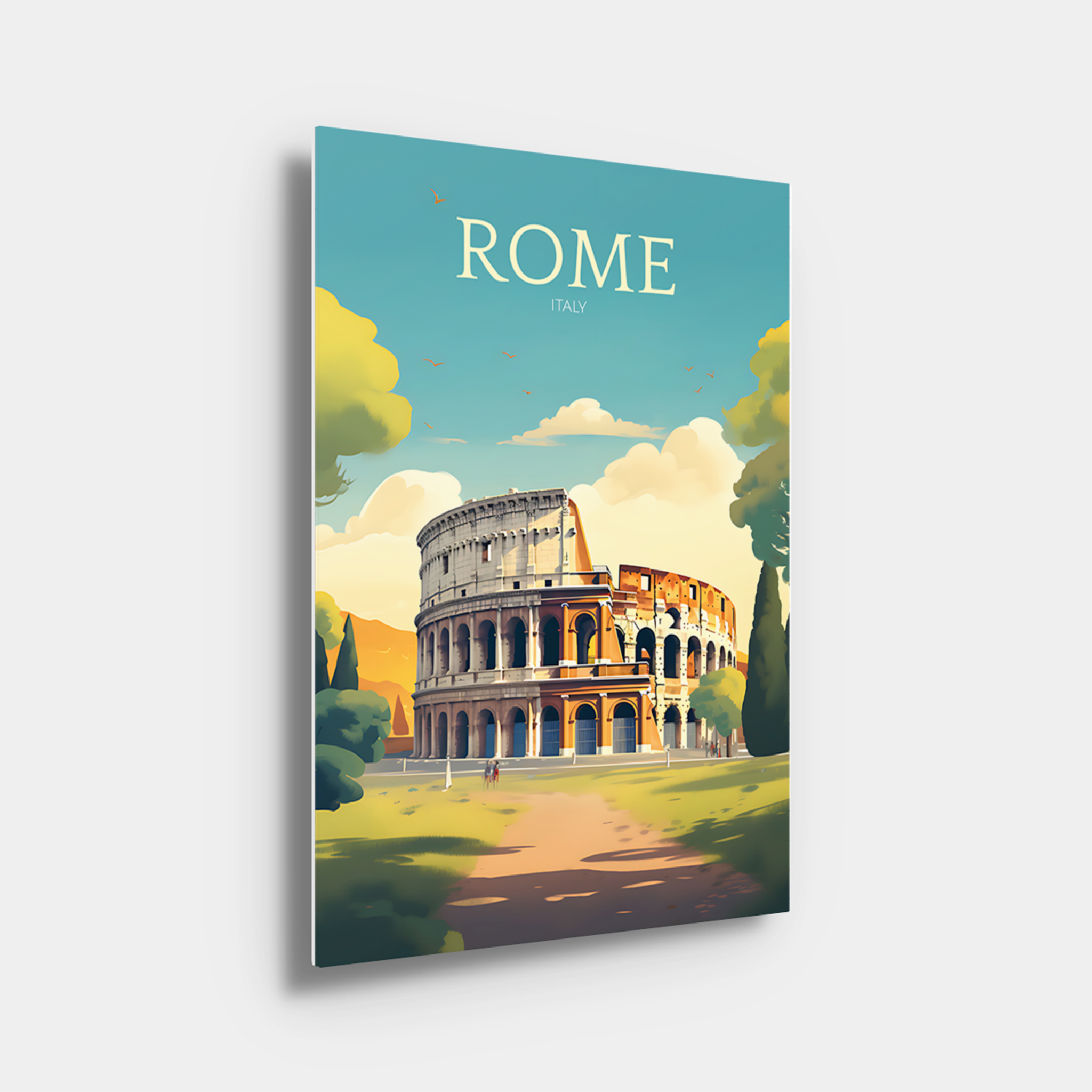 Rome Travel Poster