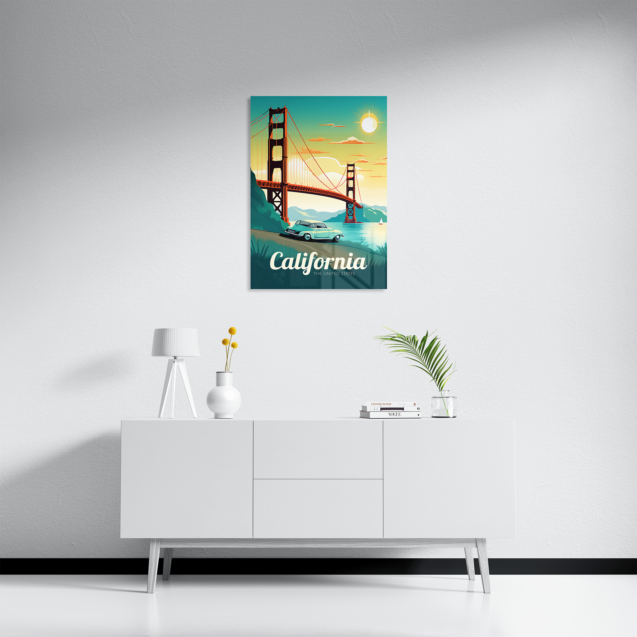California Travel Poster