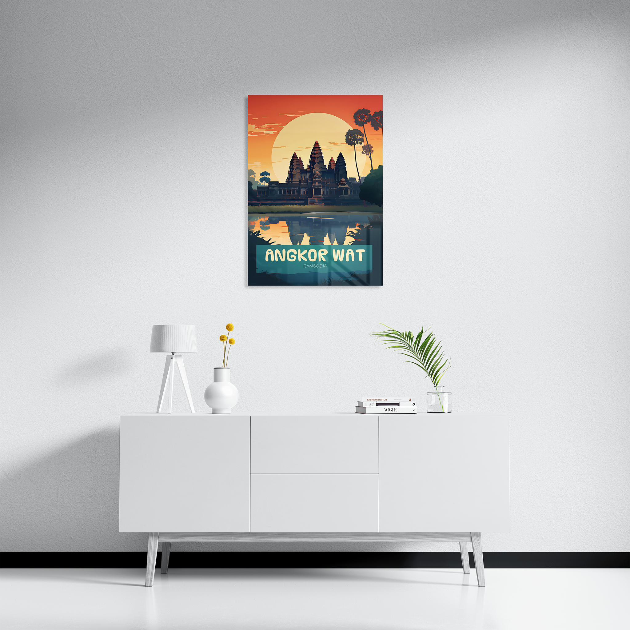 Angkor Wat Travel Poster