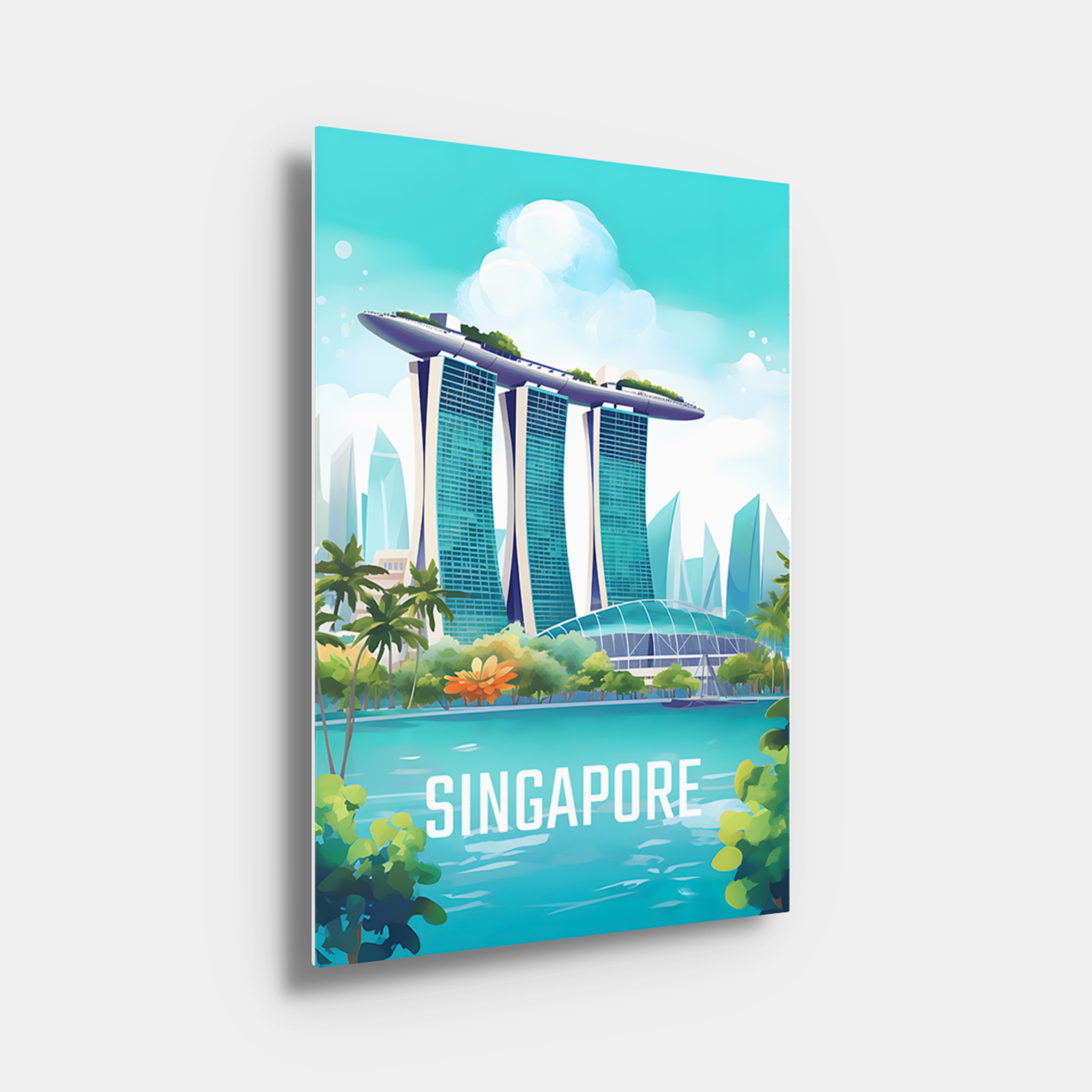 Singapore Travel Poster