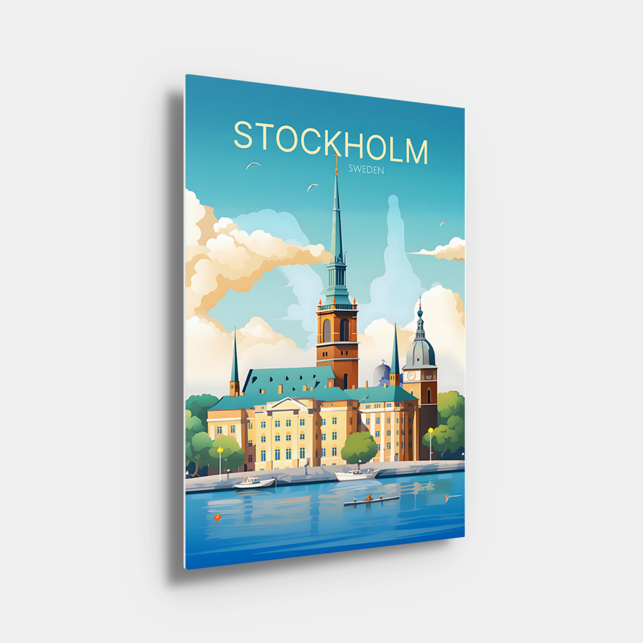 Stockholm Travel Poster