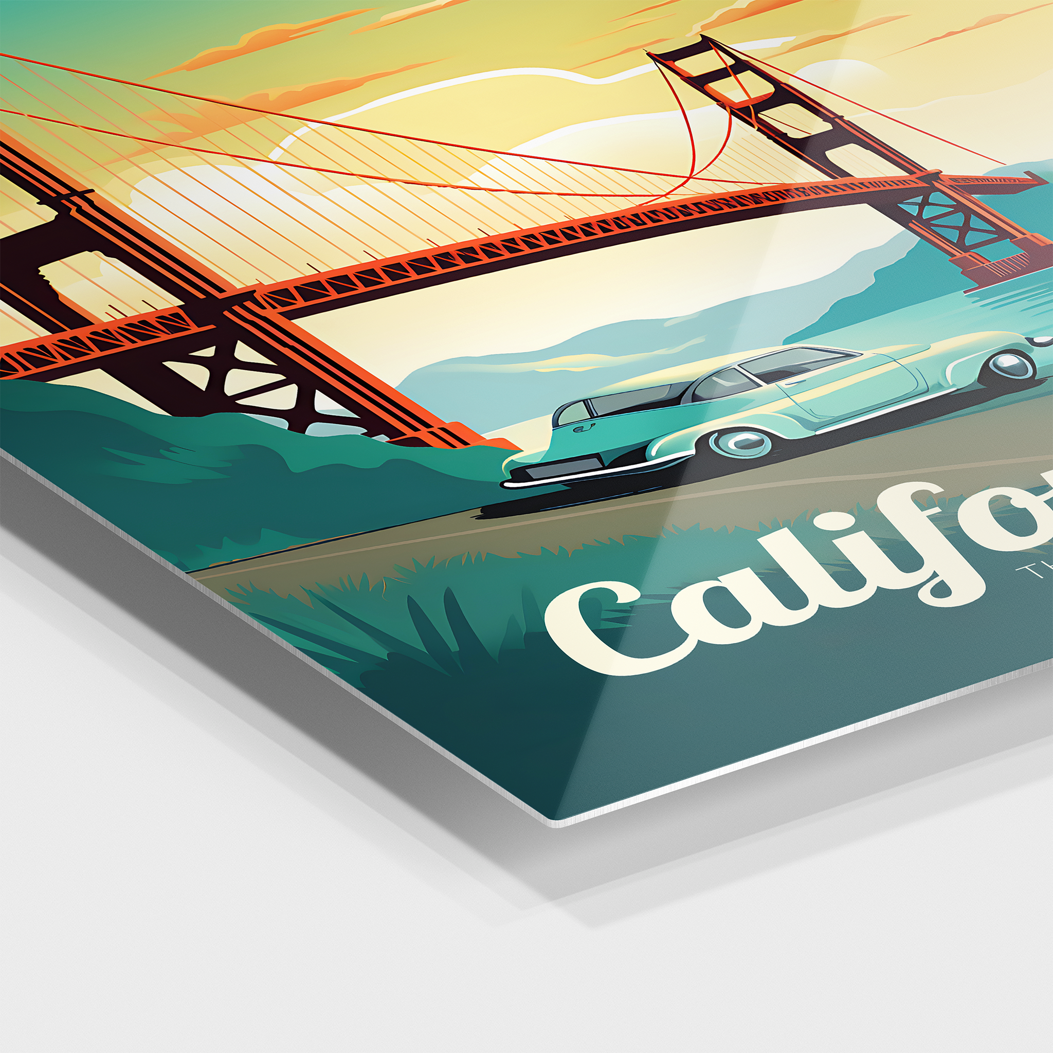 California Travel Poster