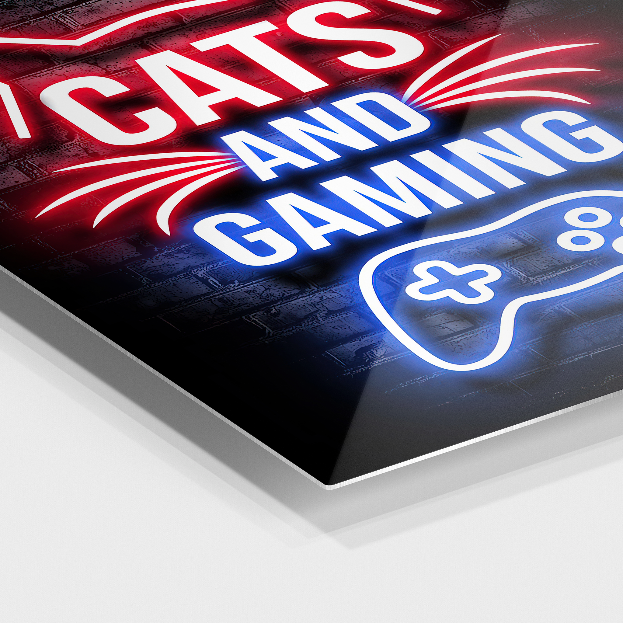 Cats And Gaming Neon Lights