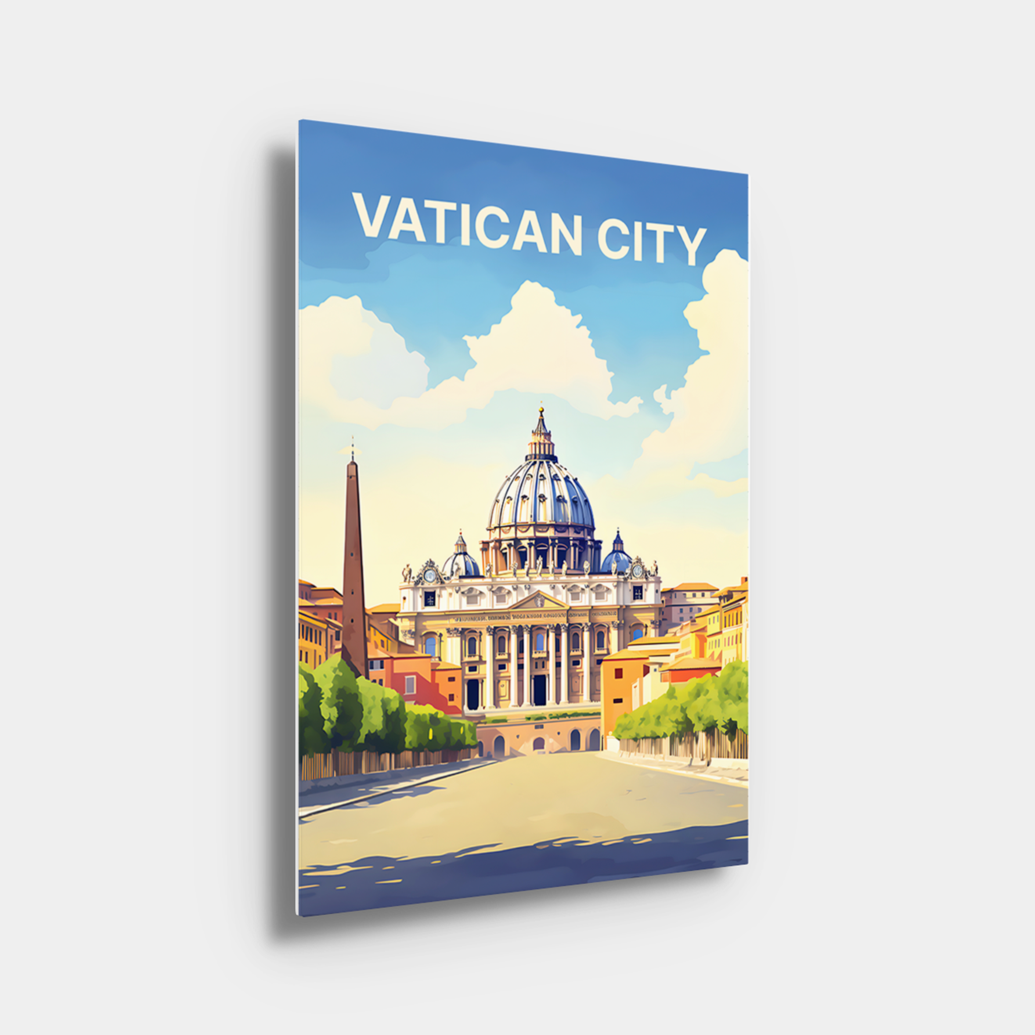 Vatican City Travel Poster