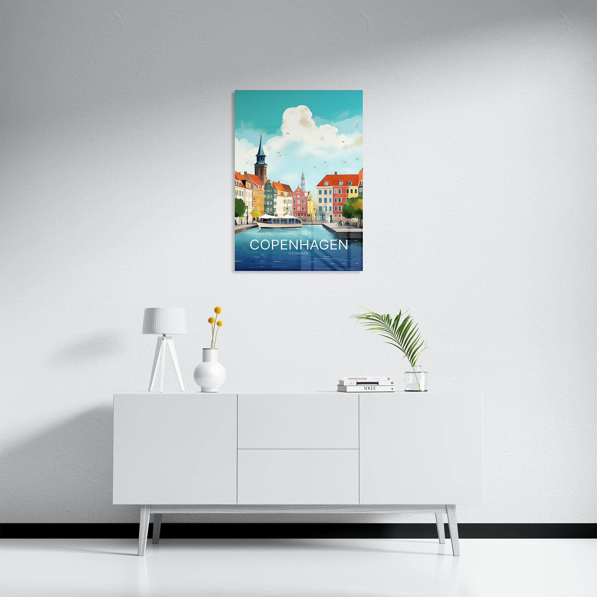 Copenhagen Travel Poster