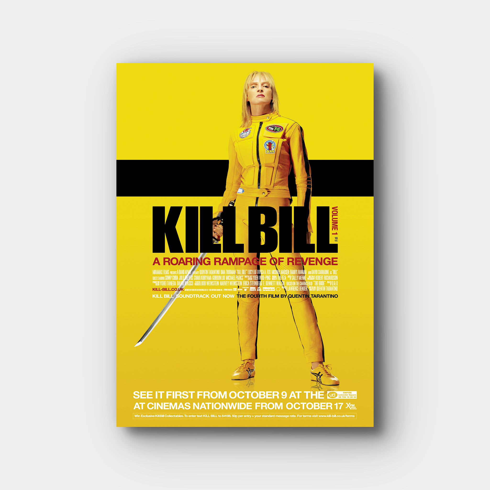 Kill Bill Volume 1 Movie Poster