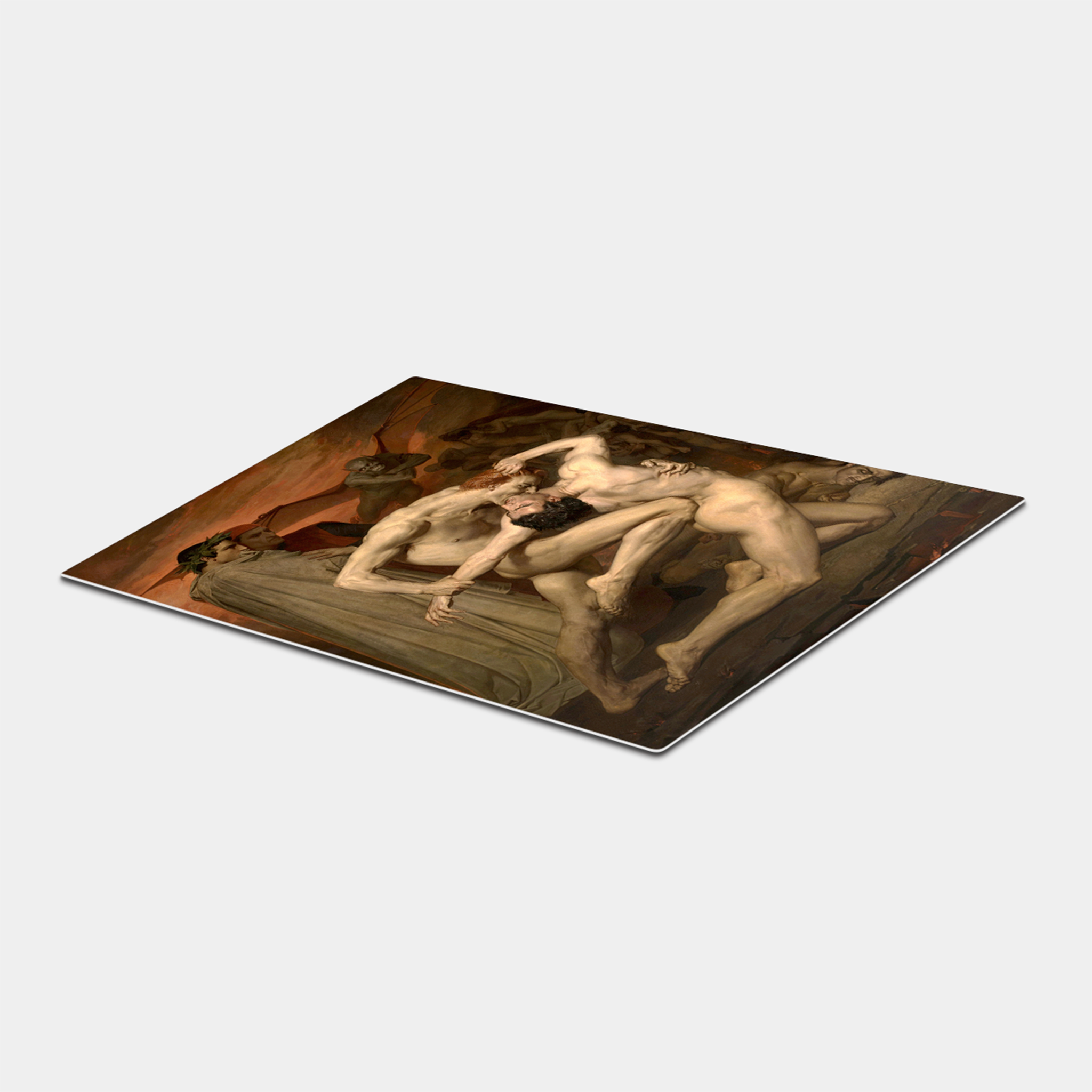 Dante And Virgil In Hell by William-Adolphe Bouguereau