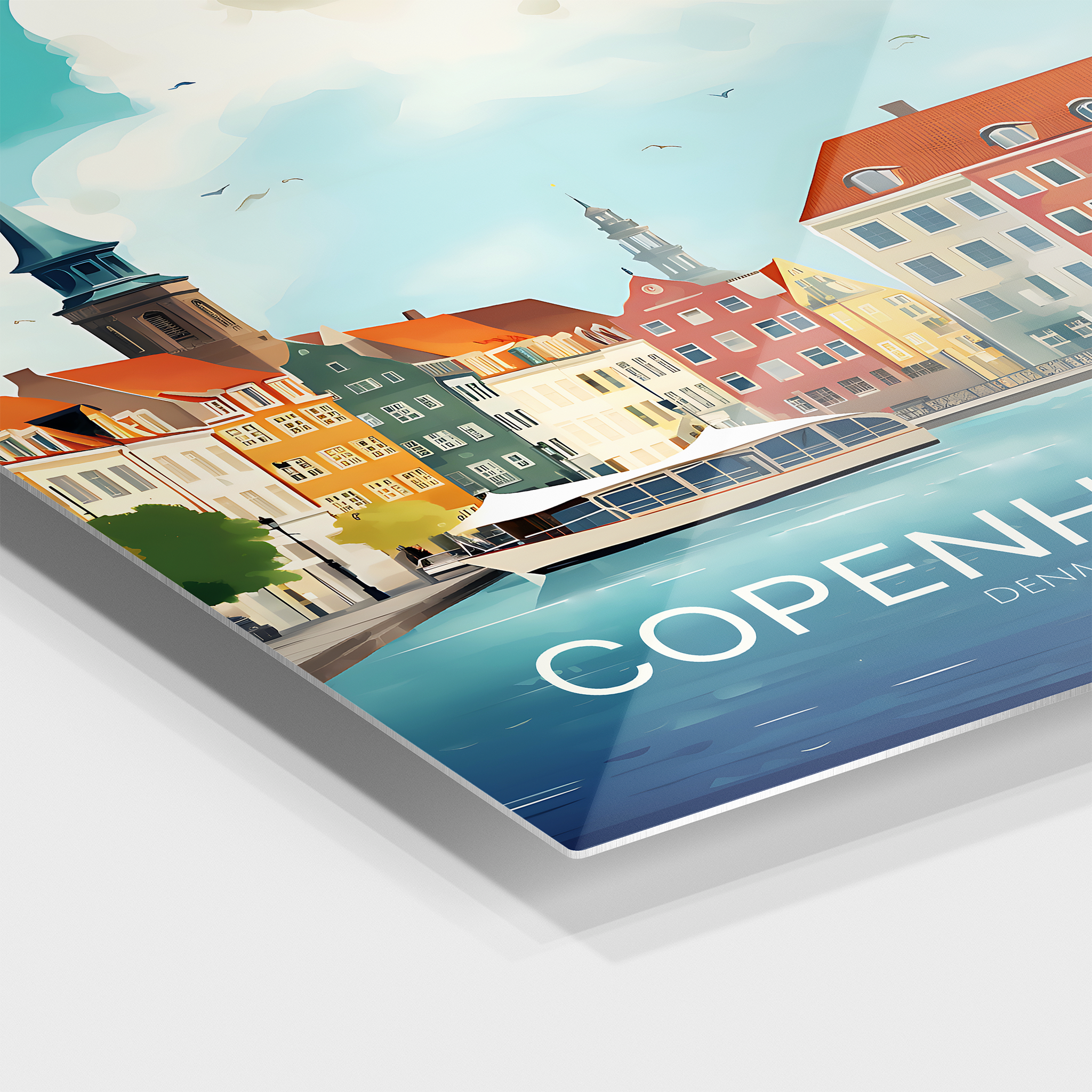 Copenhagen Travel Poster
