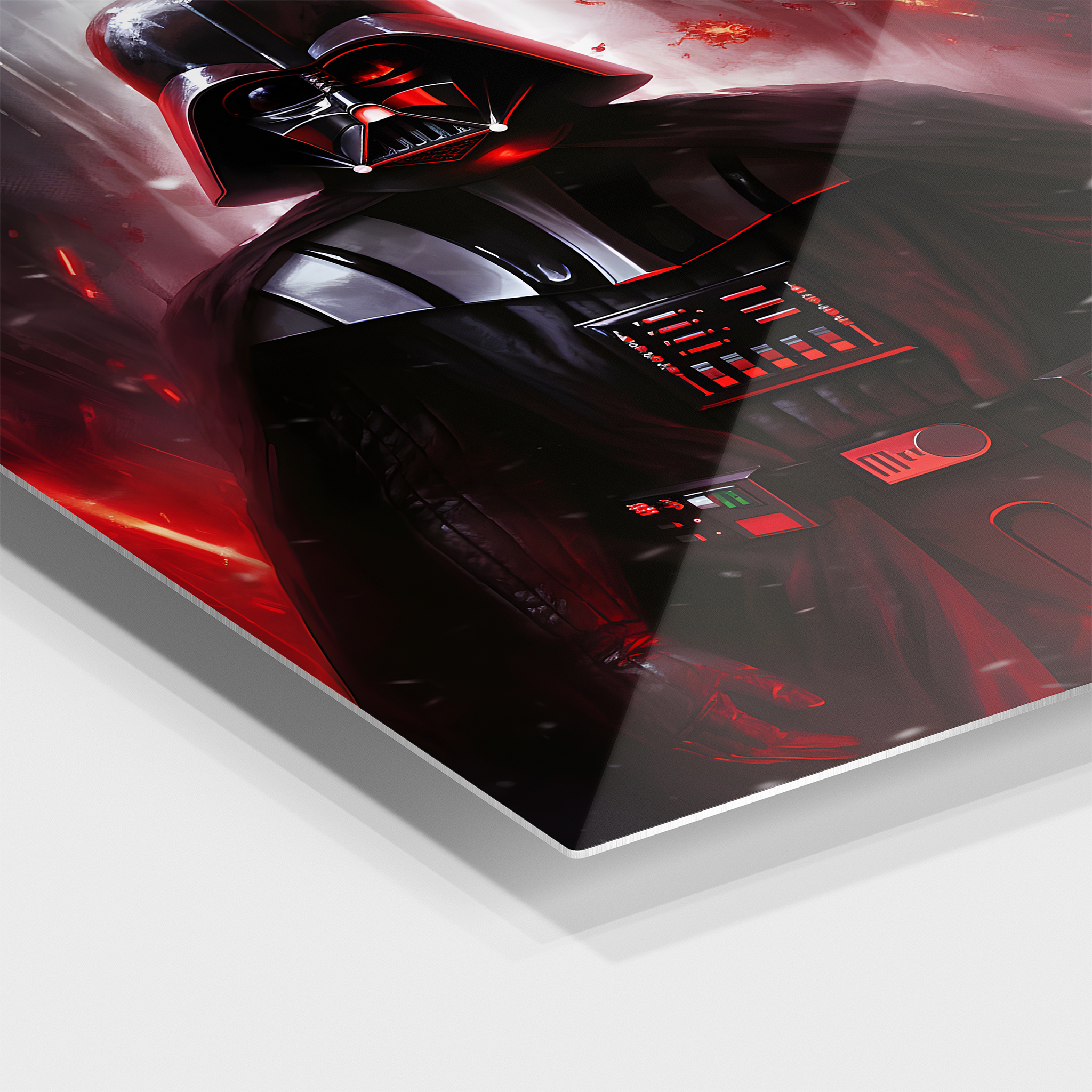 Darth Vader Red Paint Art