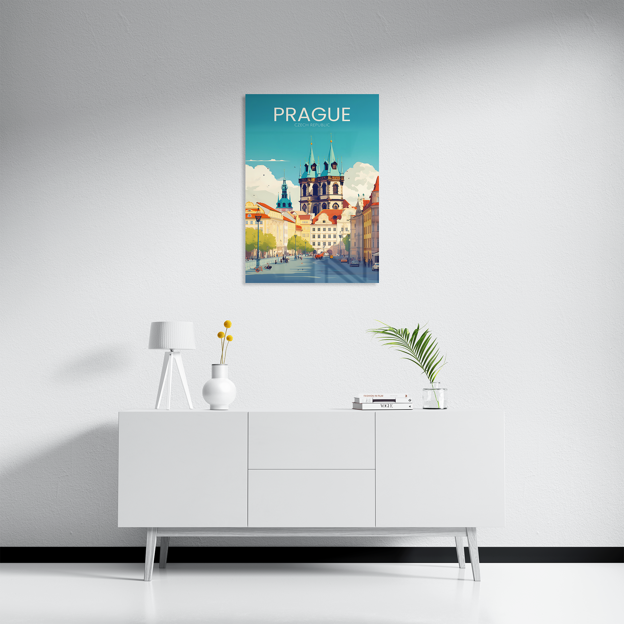 Prague Travel Poster