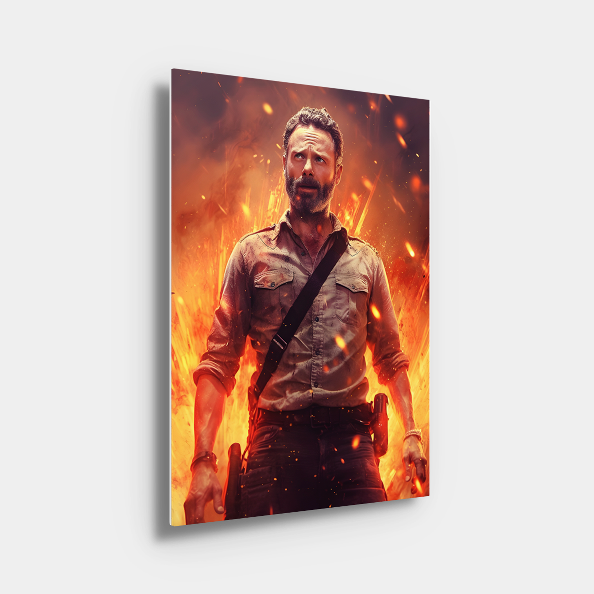 Flaming Rick Grimes