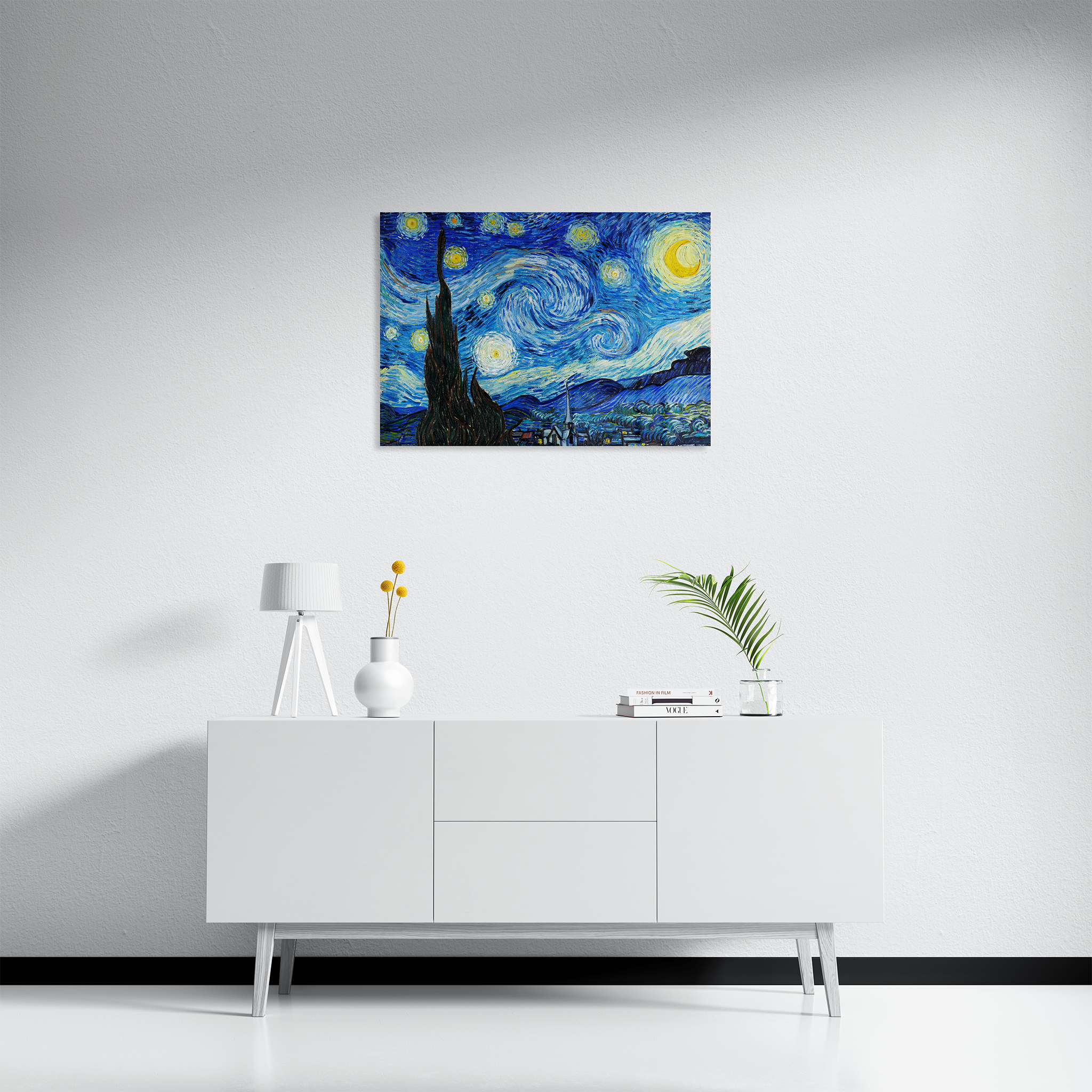 The Starry Night By Vincent Van Gogh