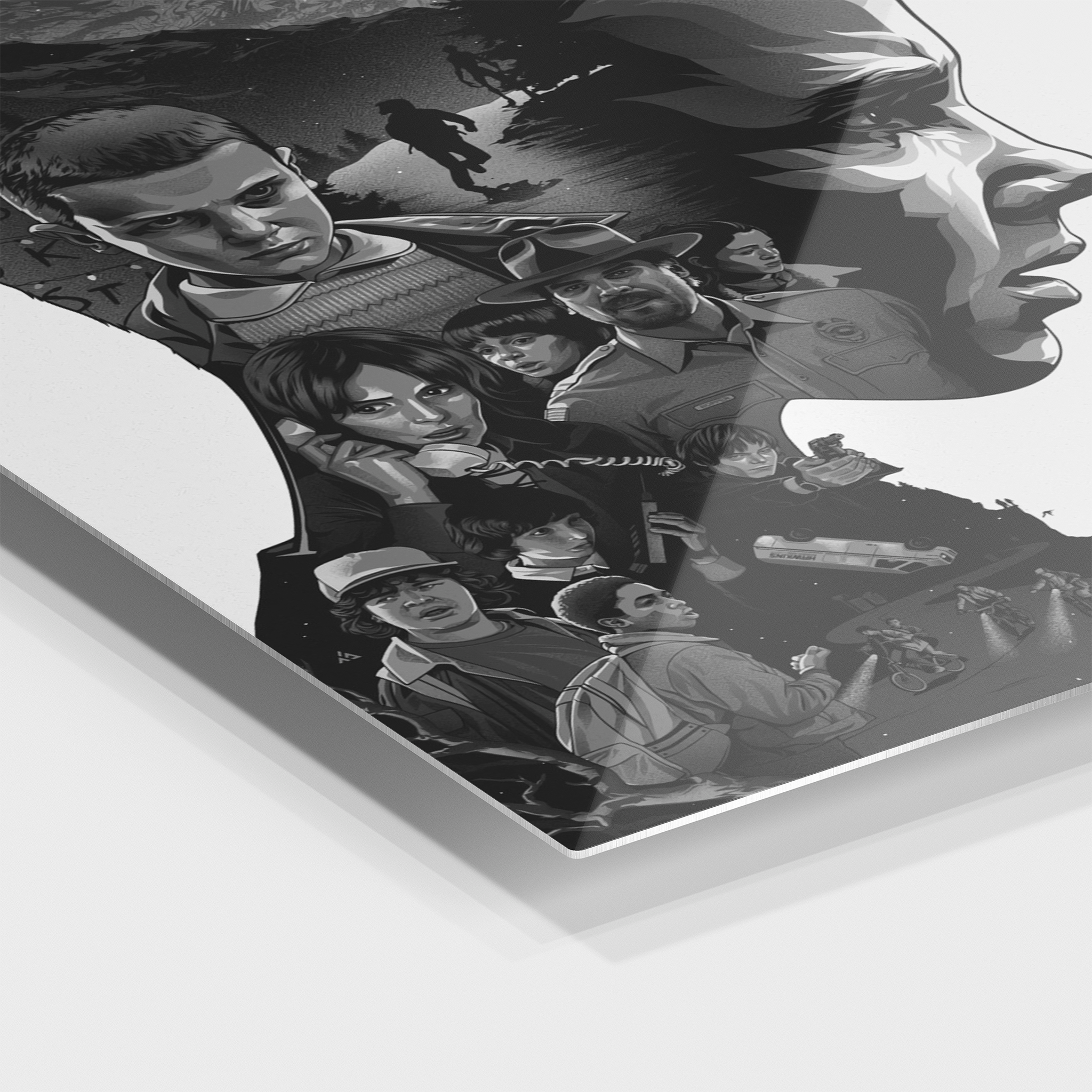 Eleven Stranger Things Cartoon Art