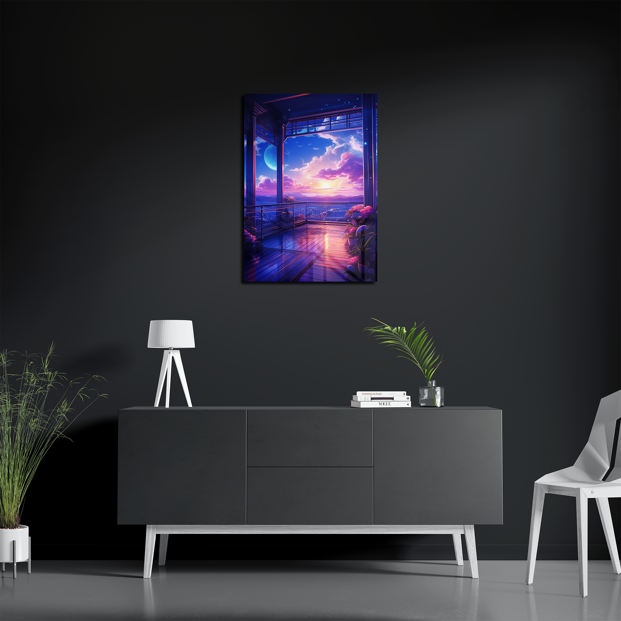 Purple Sunset Balcony