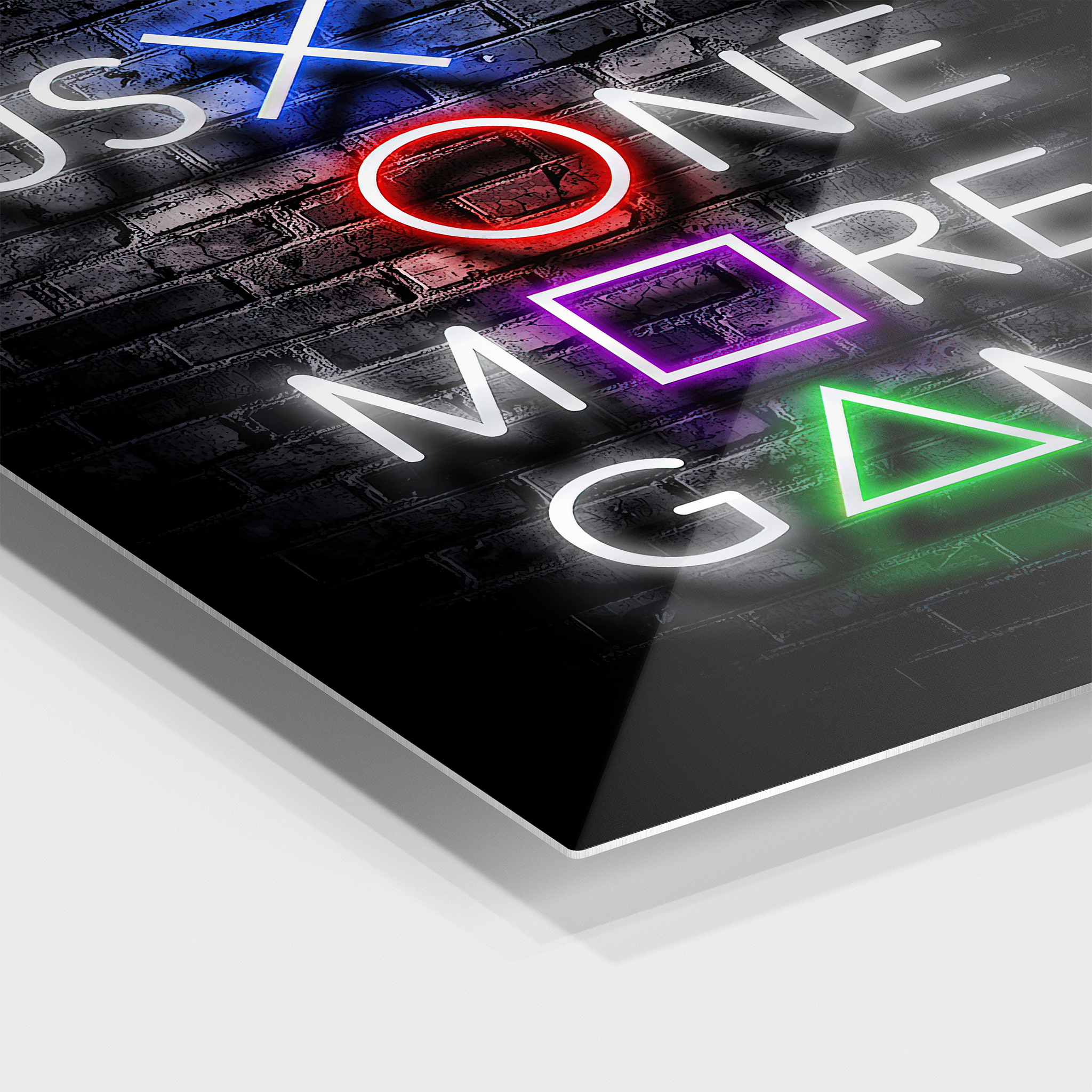 Just One More Game Neon Lights