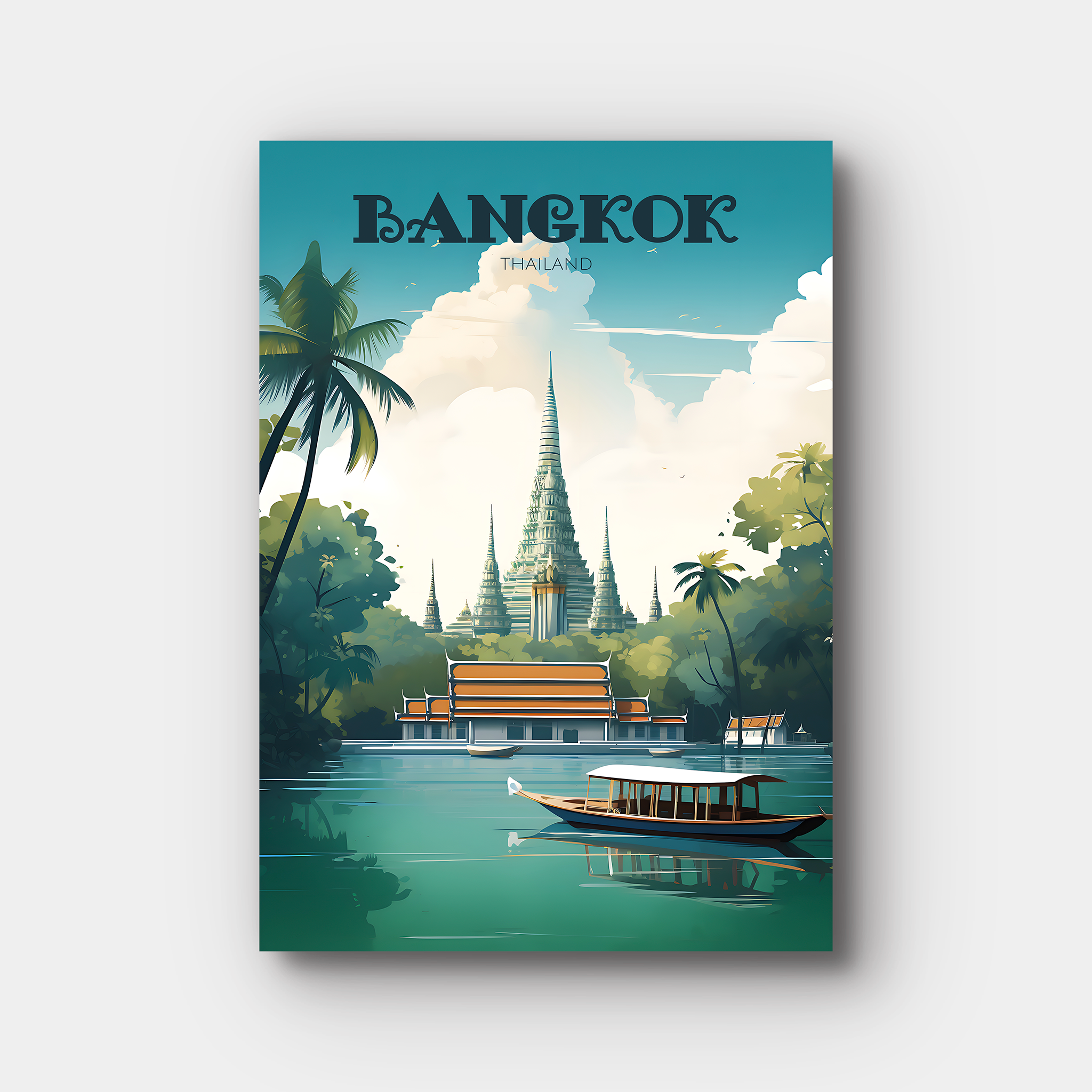 Bangkok Travel Poster