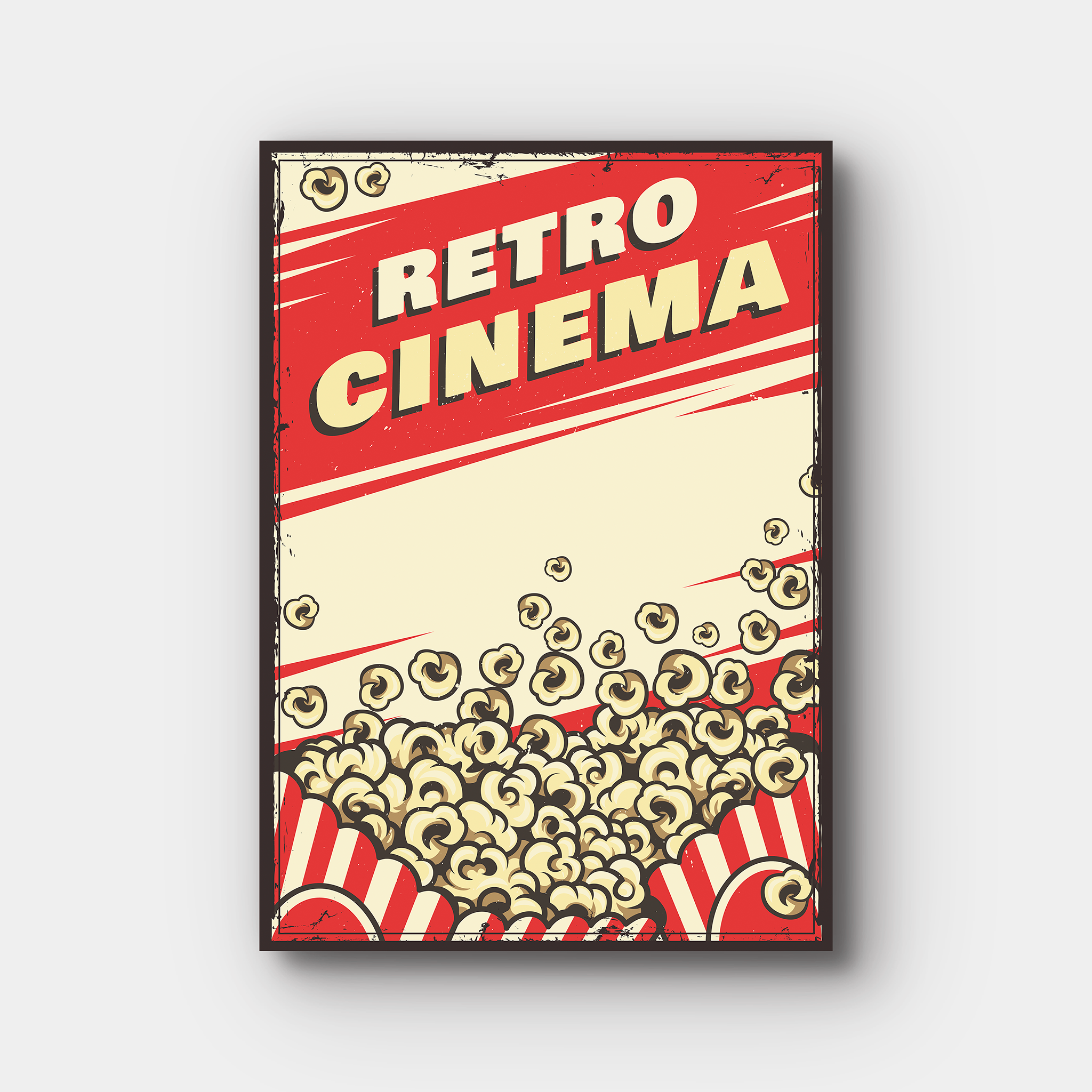 Retro Cinema Popcorn