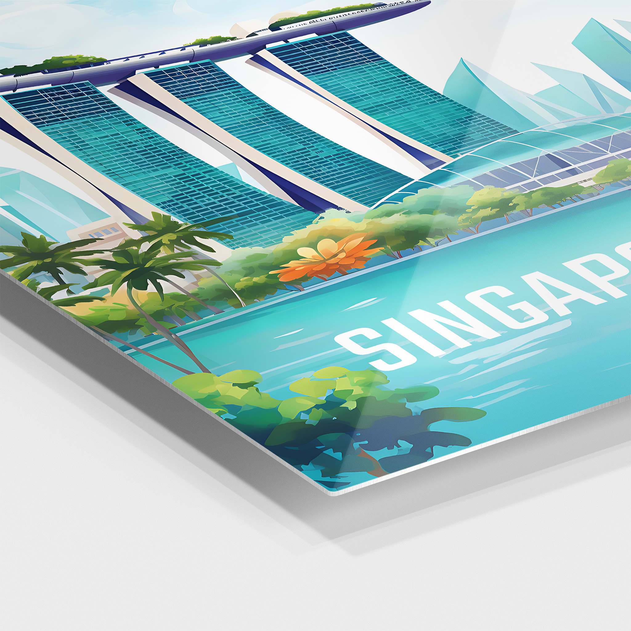 Singapore Travel Poster