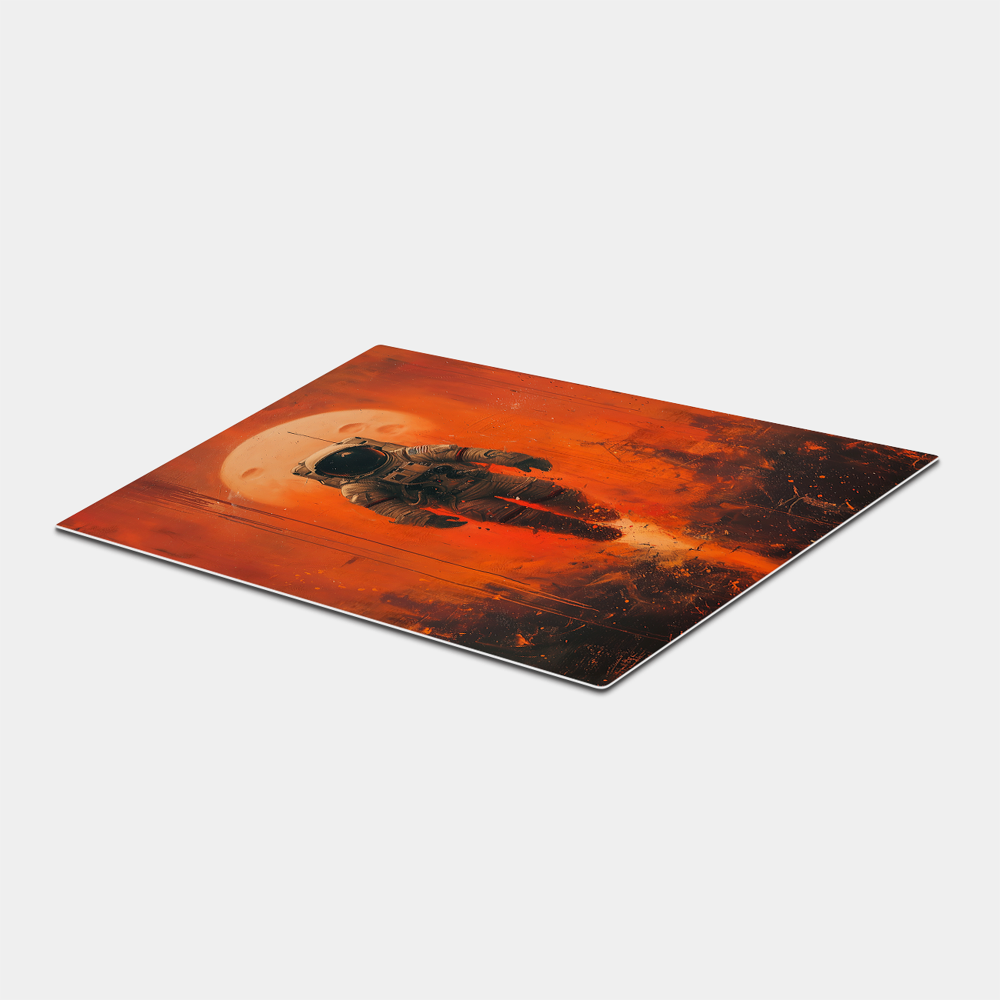 Floating Astronaut Paint Art