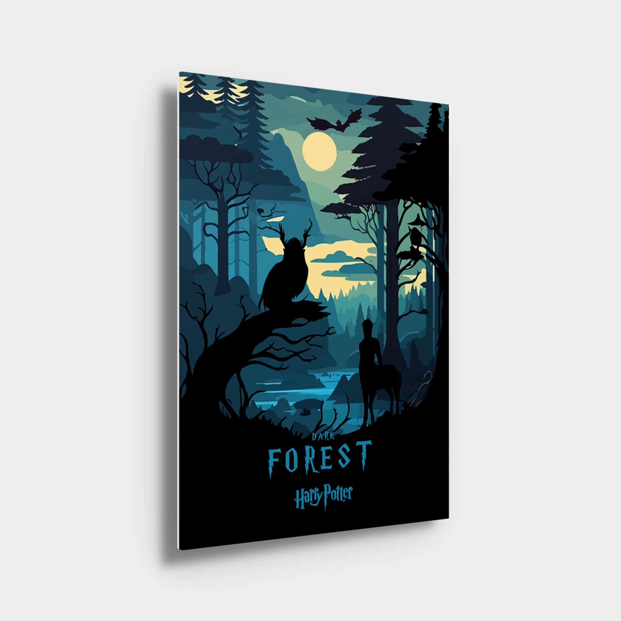 Dark Forest Inspired Minimalistic Art