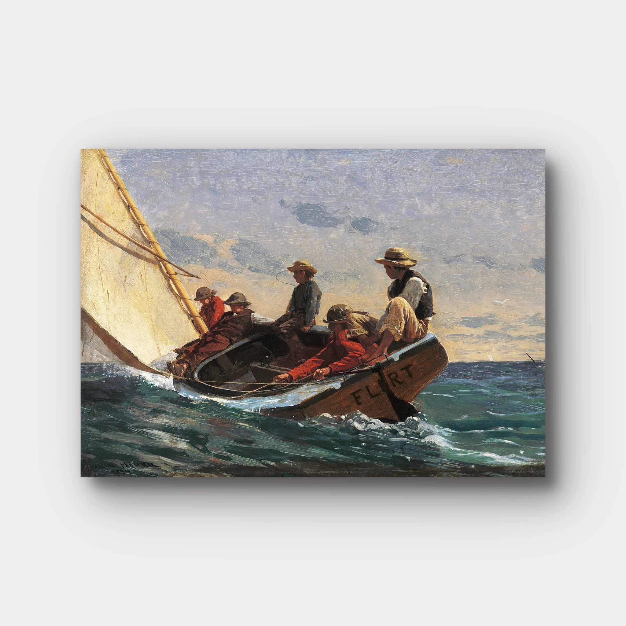 Breezing Up also known as A Fair Wind by Winslow Homer