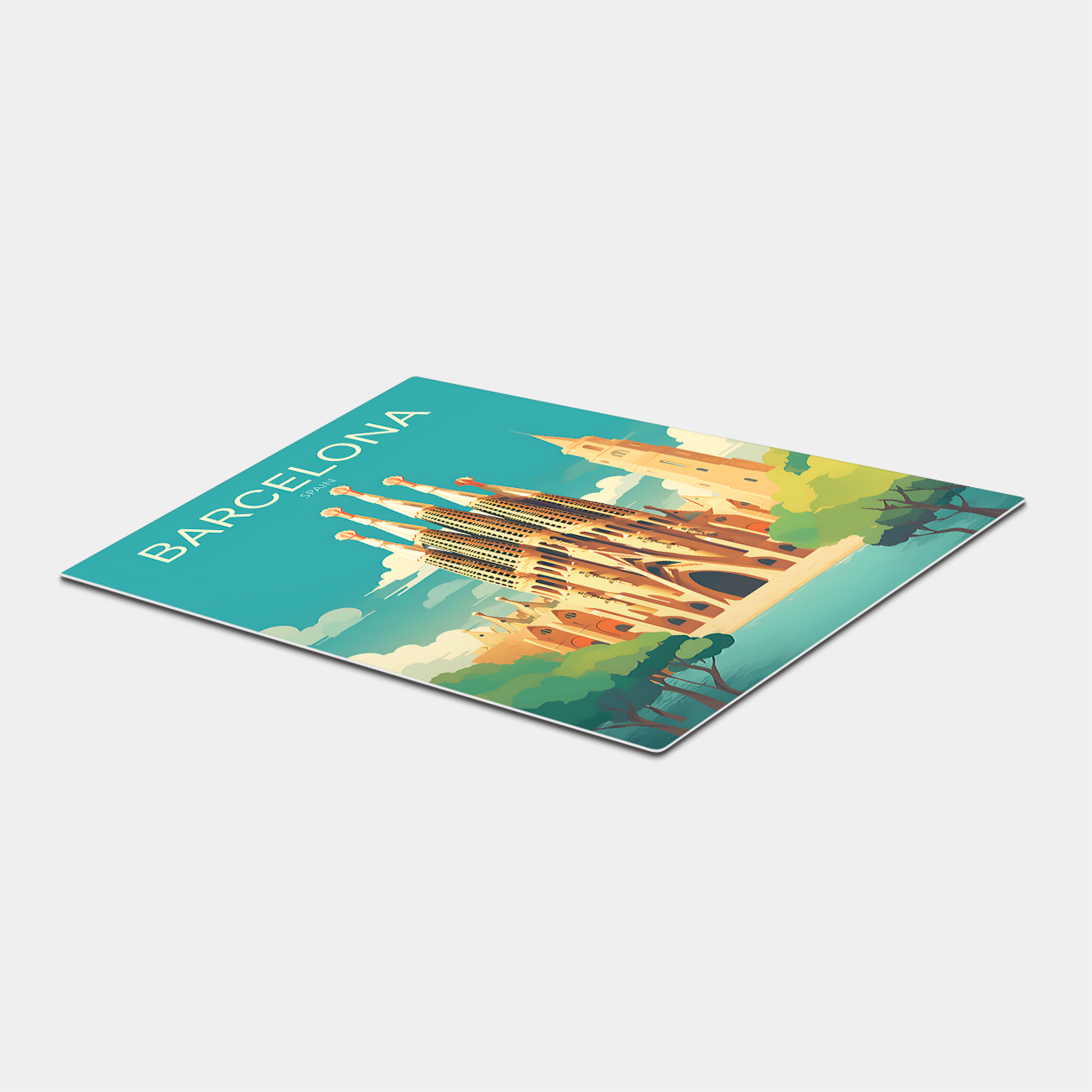 Barcelona Travel Poster