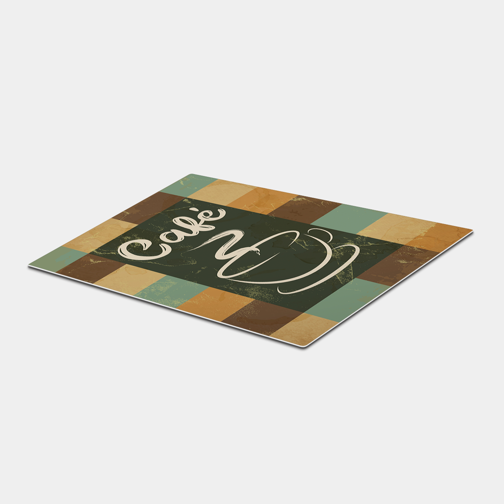 Cafe Rustic Grid Art