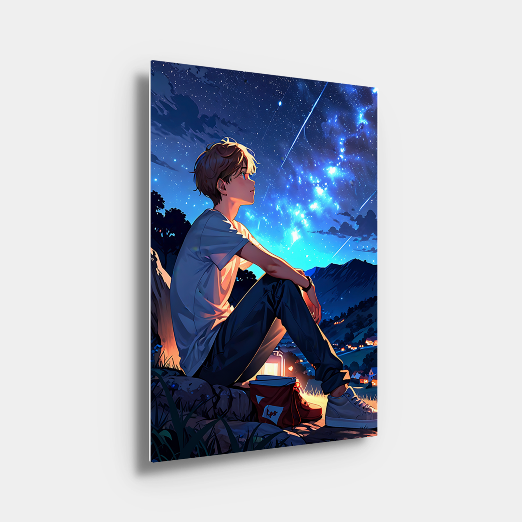 Stargazing Anime Boy
