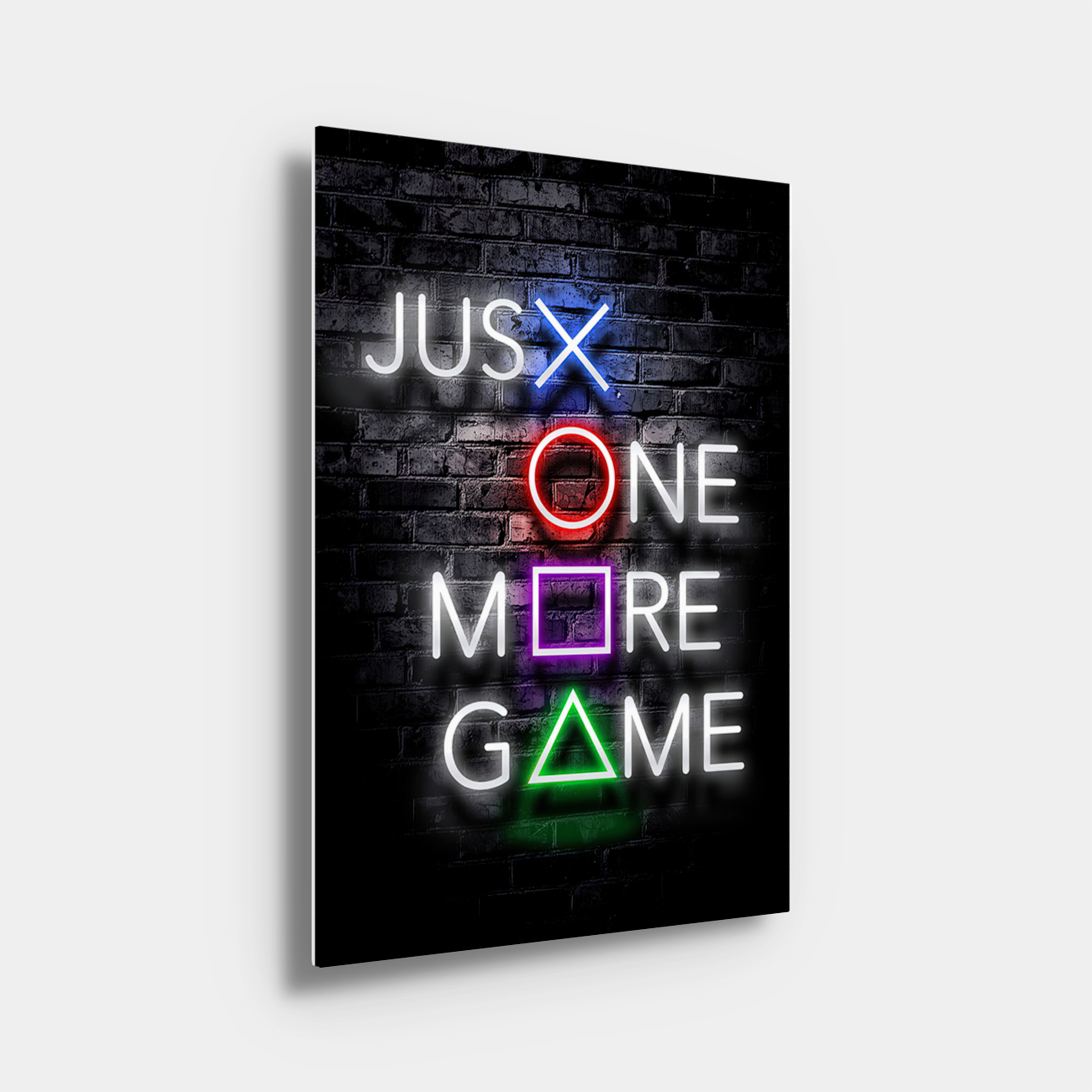 Just One More Game Neon Lights