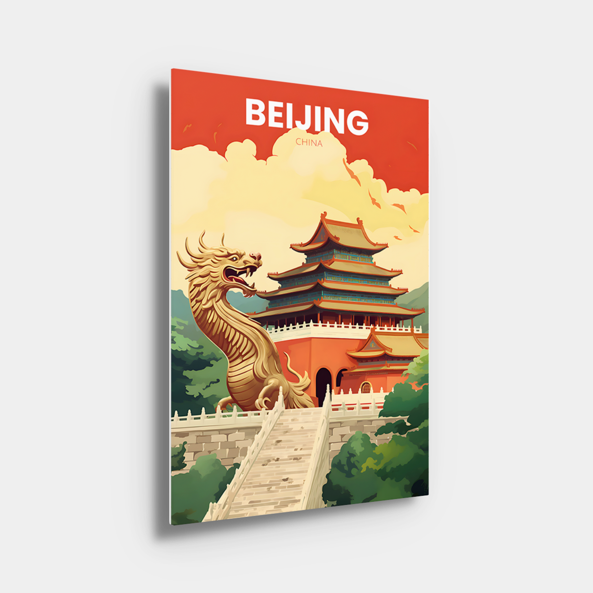 Beijing Travel Poster