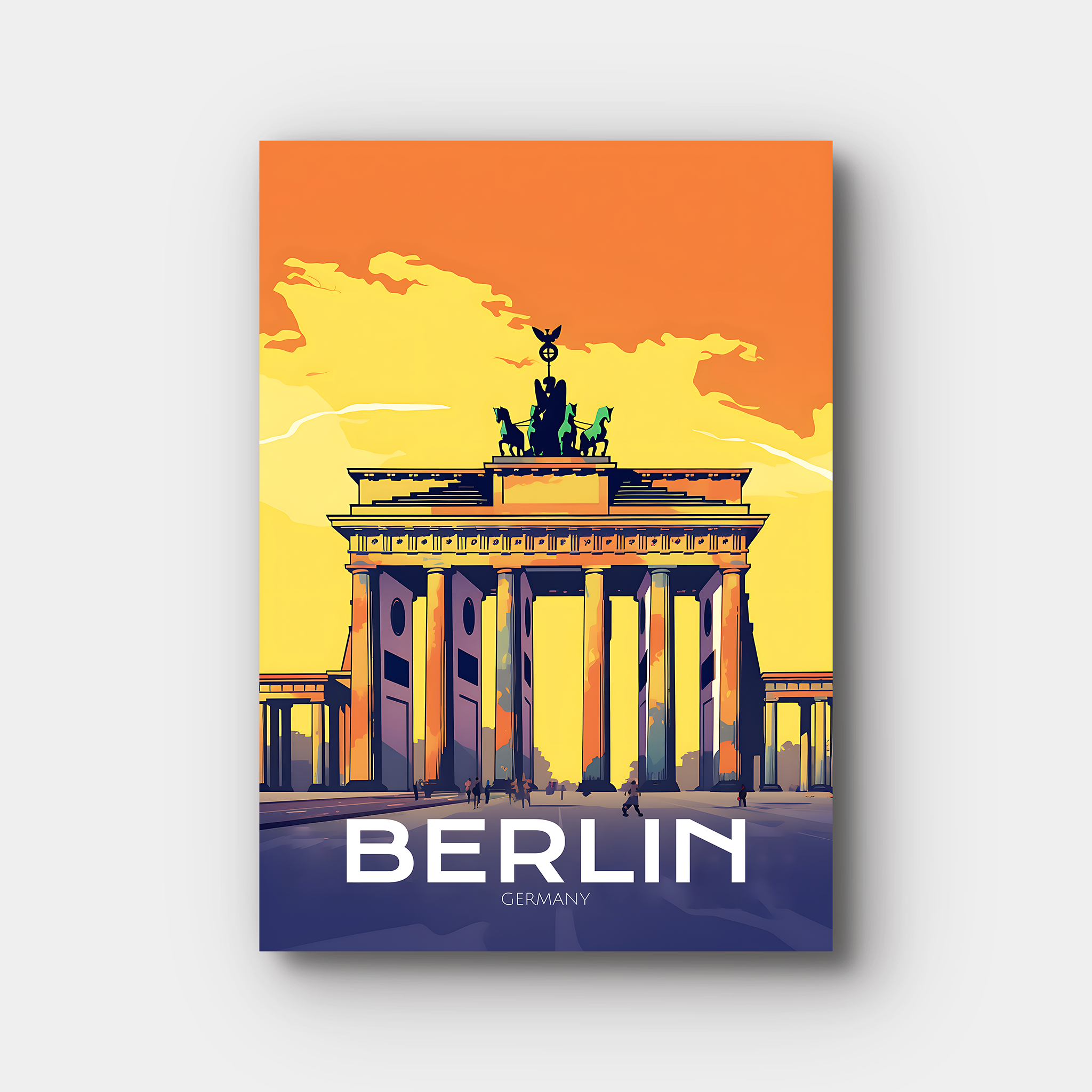 Berlin Travel Poster