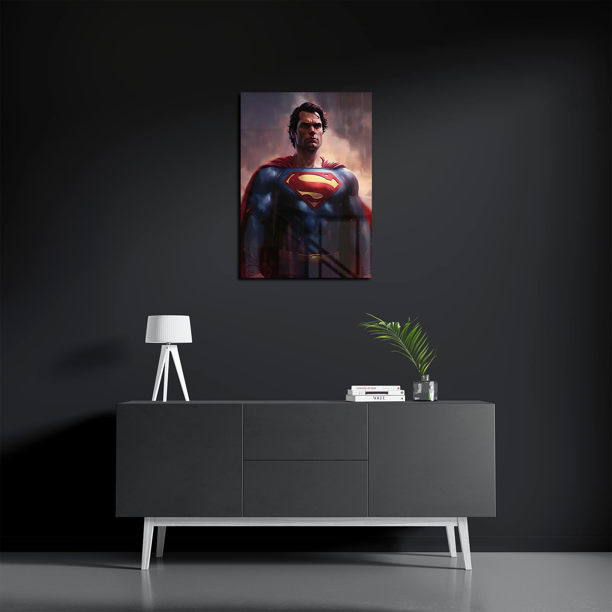Henry Cavill Superman Inspired Paint Art