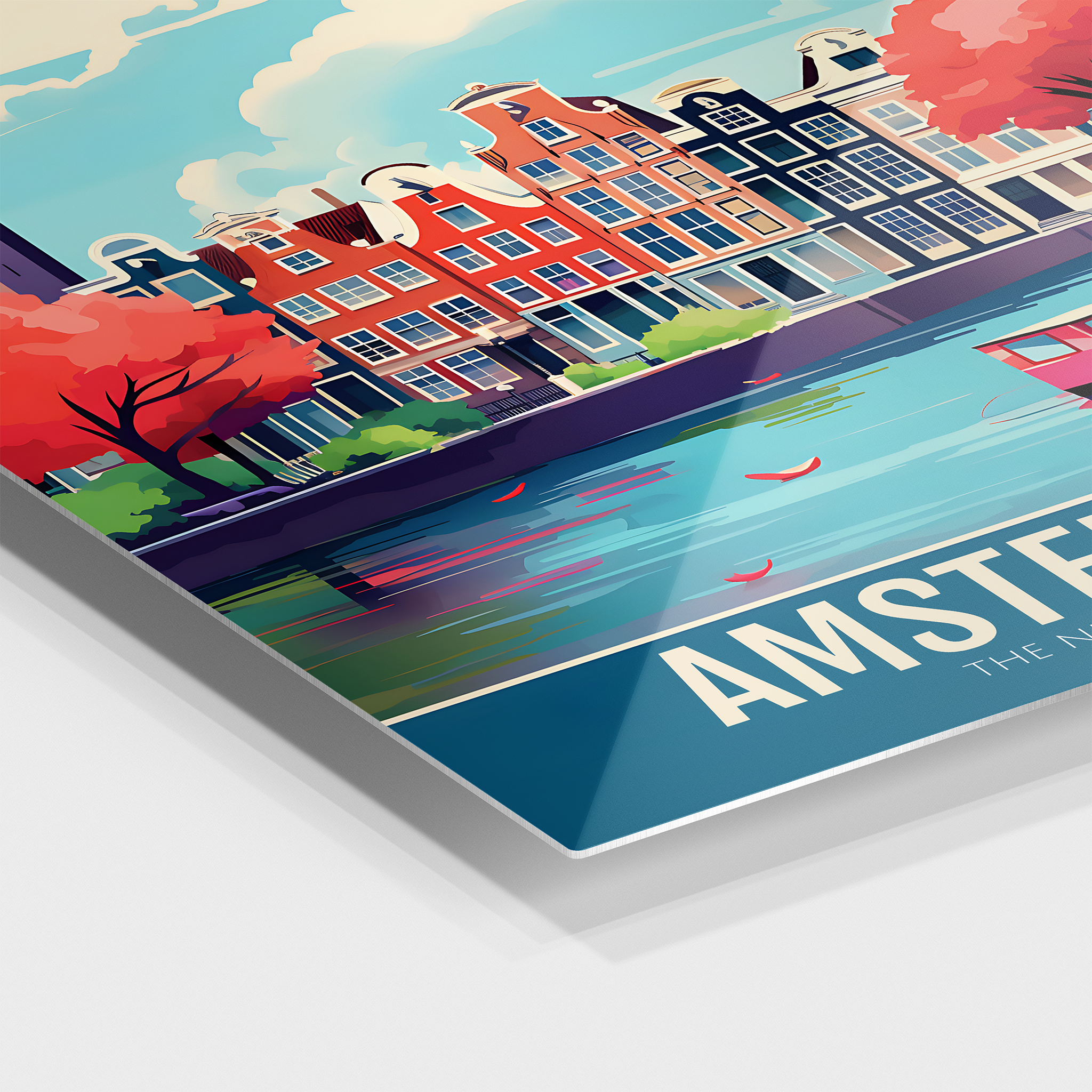 Amsterdam Travel Poster