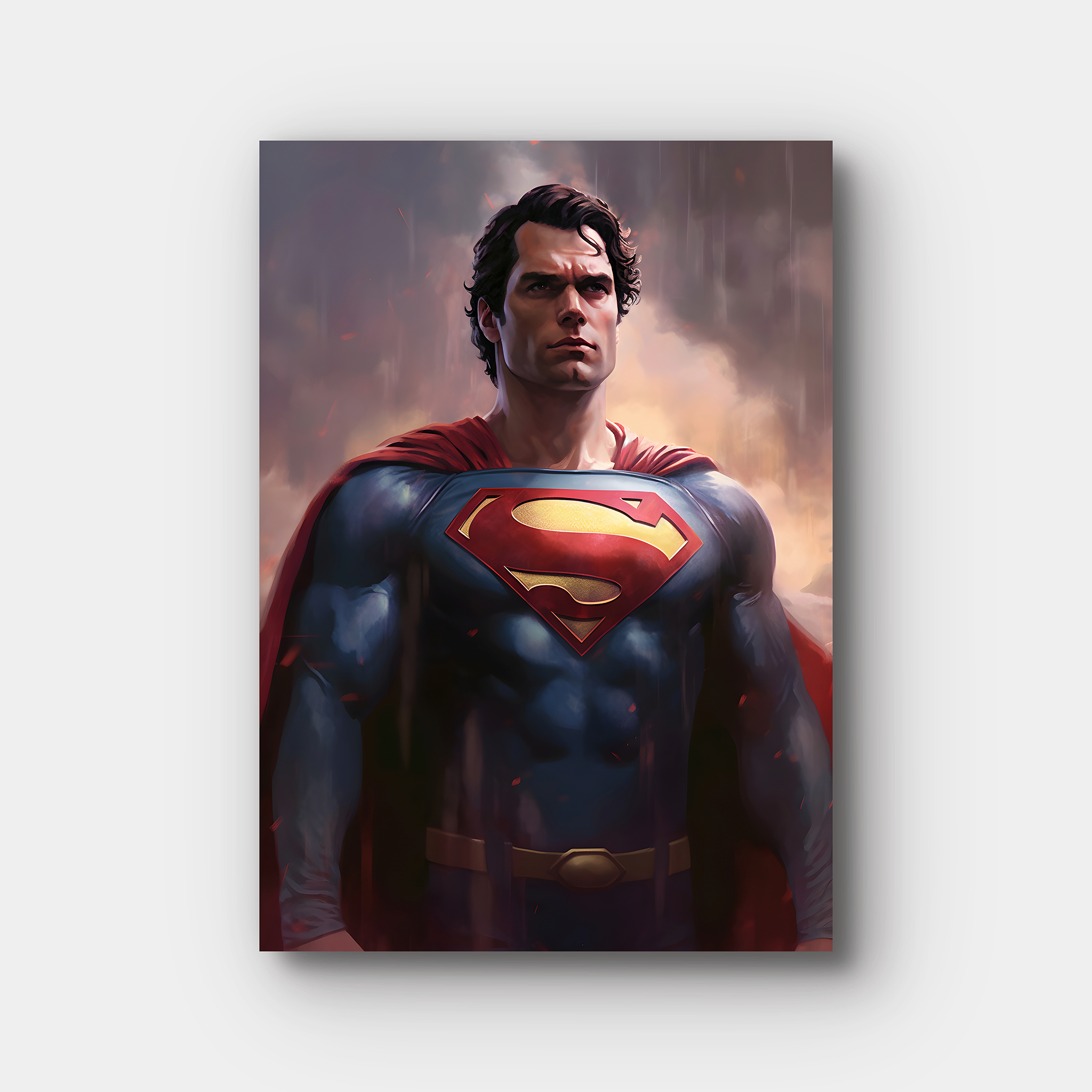 Henry Cavill Superman Inspired Paint Art