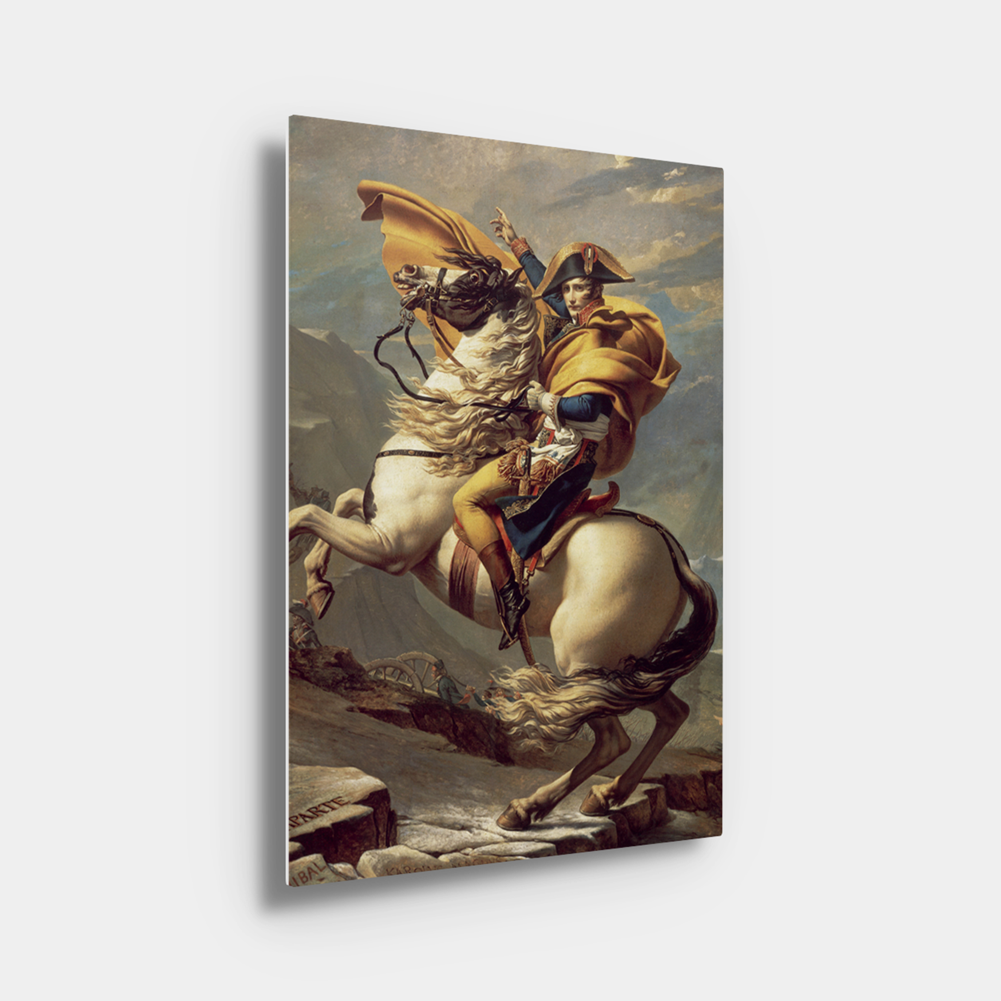 Napoleon Crossing the Alps by Jacques-Louis David