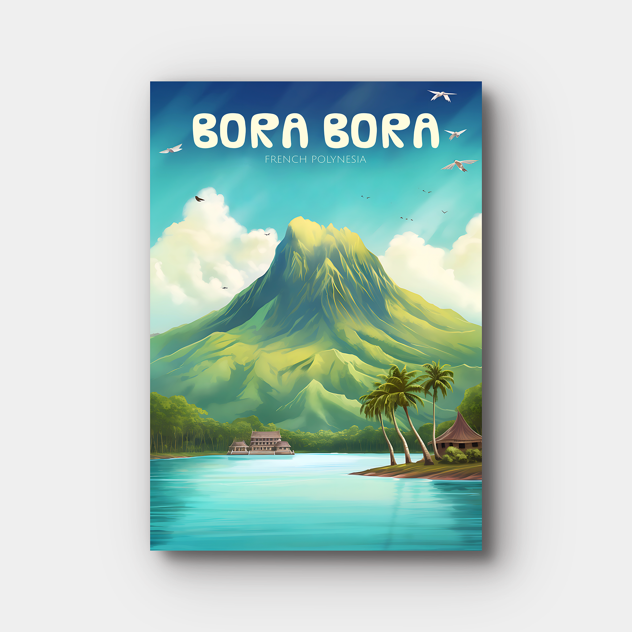 Bora Bora Travel Poster