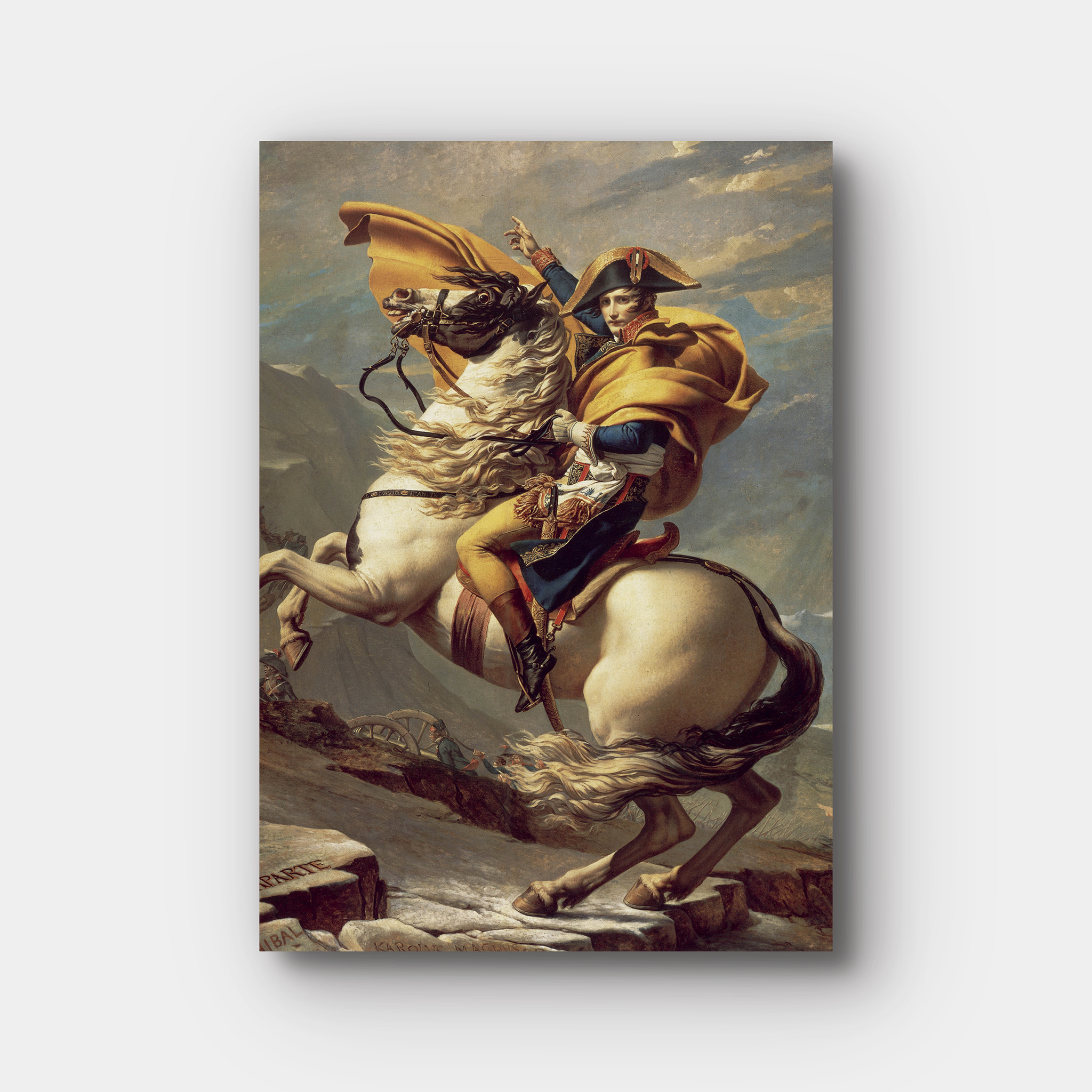 Napoleon Crossing the Alps by Jacques-Louis David
