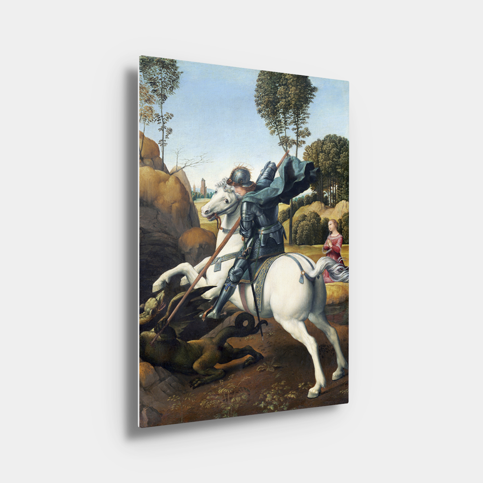 St. George and the Dragon by Raphael Raffaello