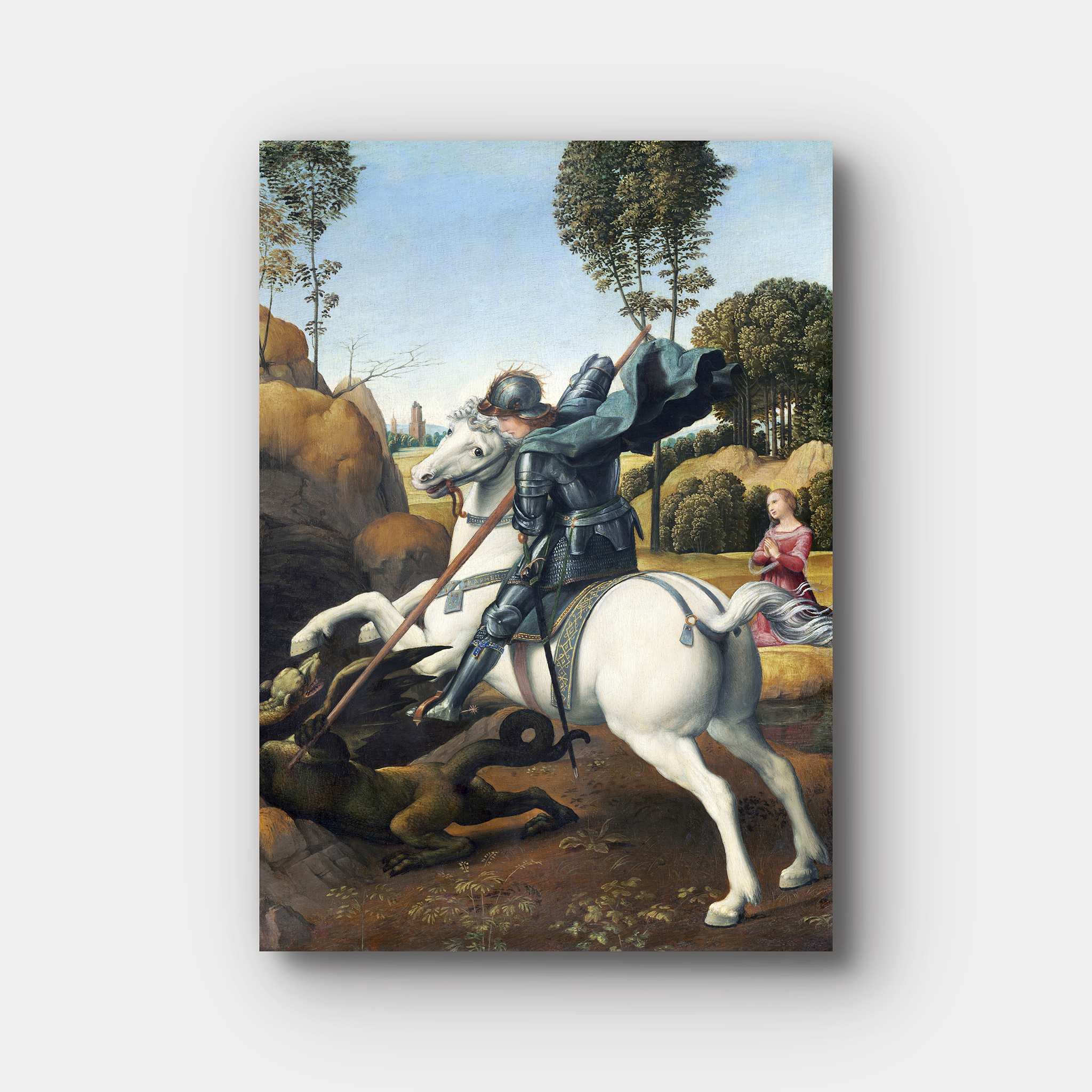 St. George and the Dragon by Raphael Raffaello