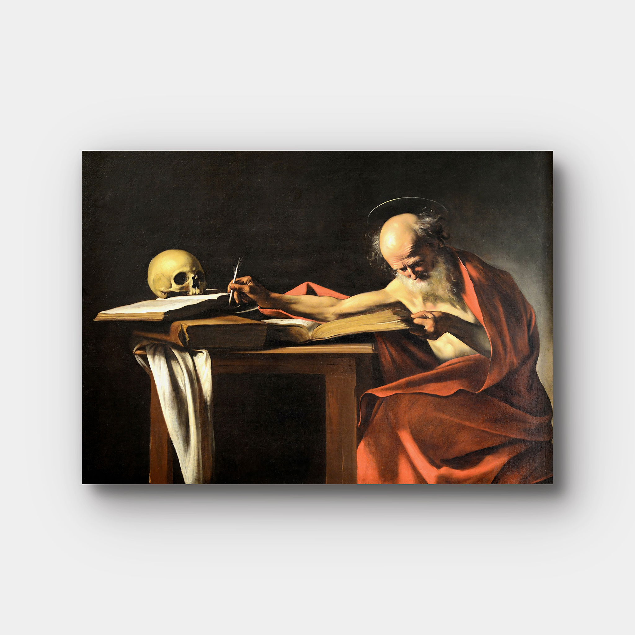 Saint Jerome Writing by Caravaggio