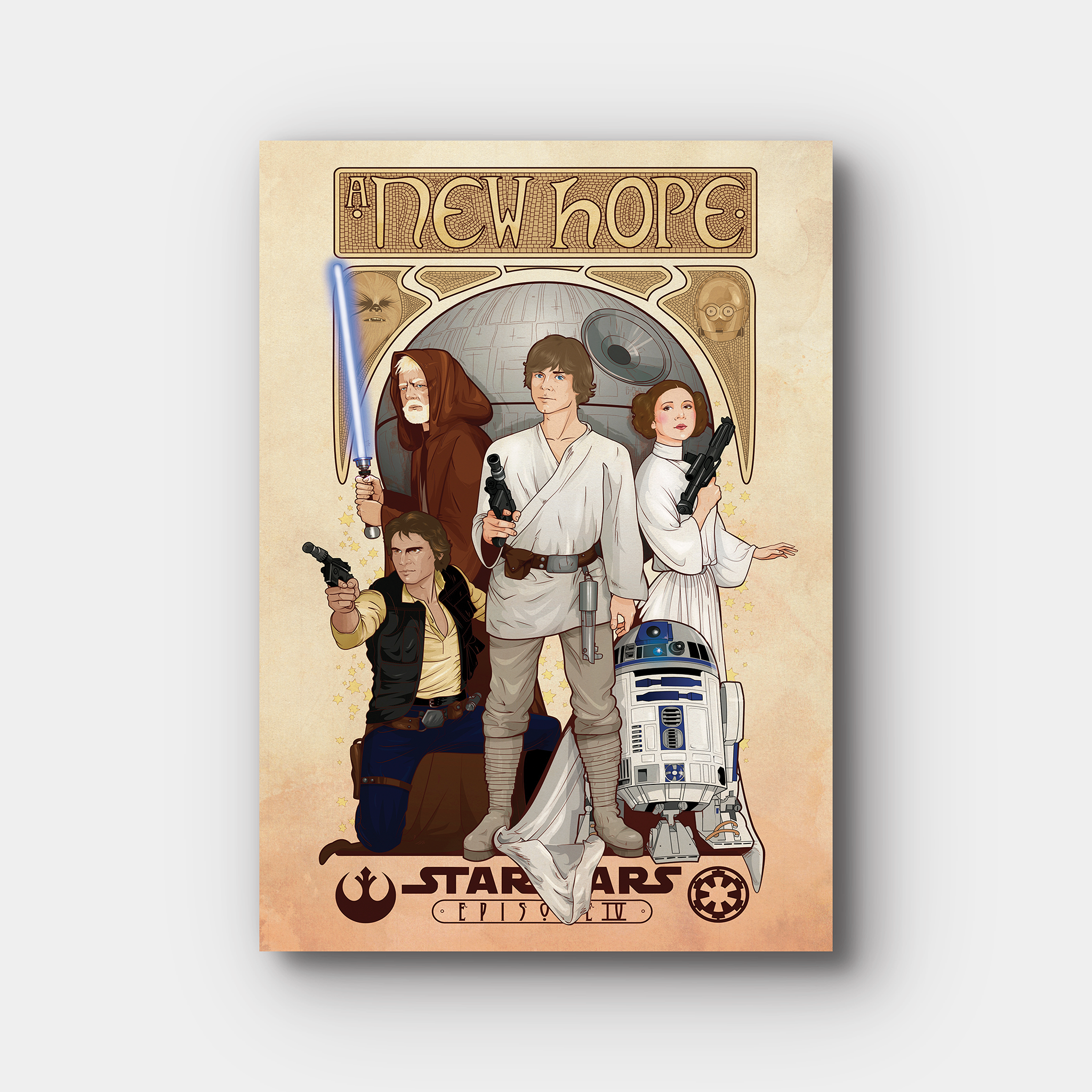Star Wars Episode IV - A New Hope Illustration