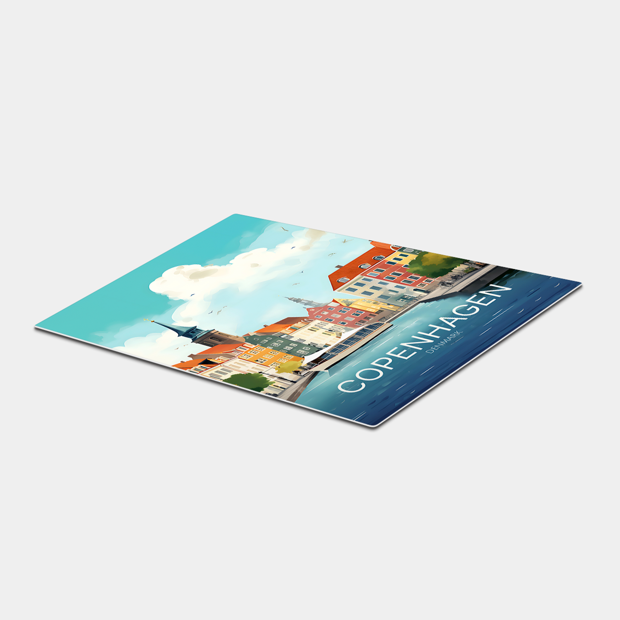 Copenhagen Travel Poster