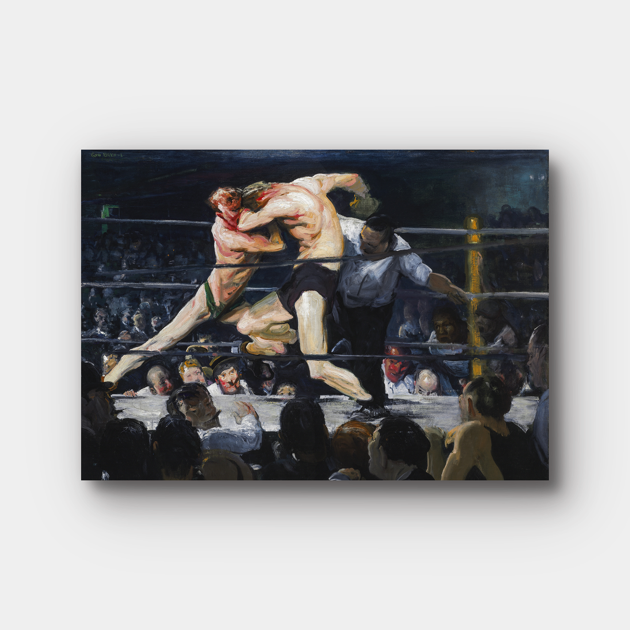 Stag Night At Sharkeys by George Bellows