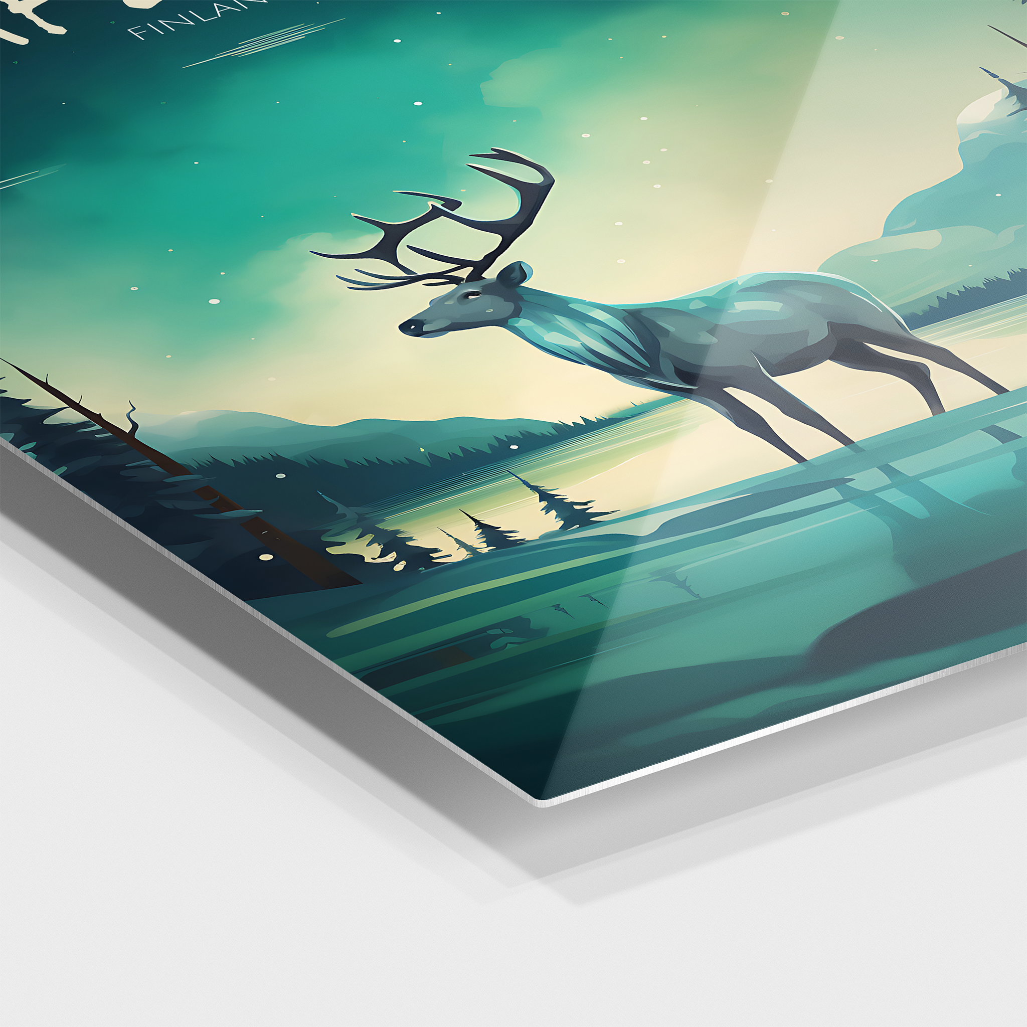 Lapland Travel Poster