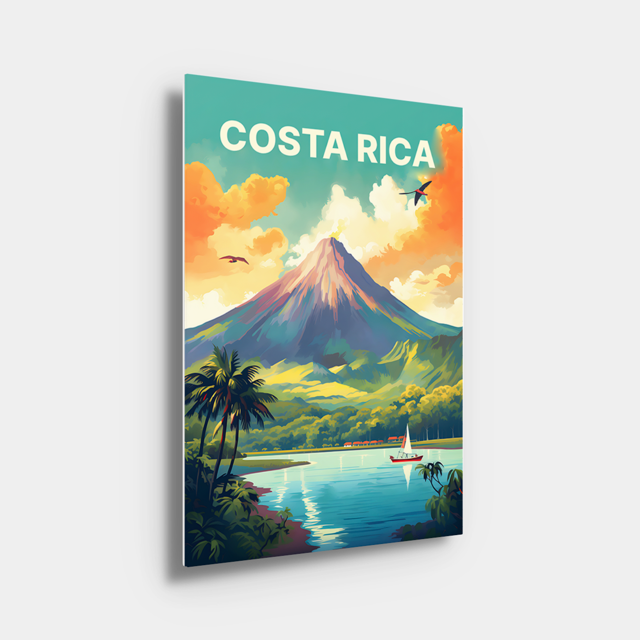 Costa Rica Travel Poster