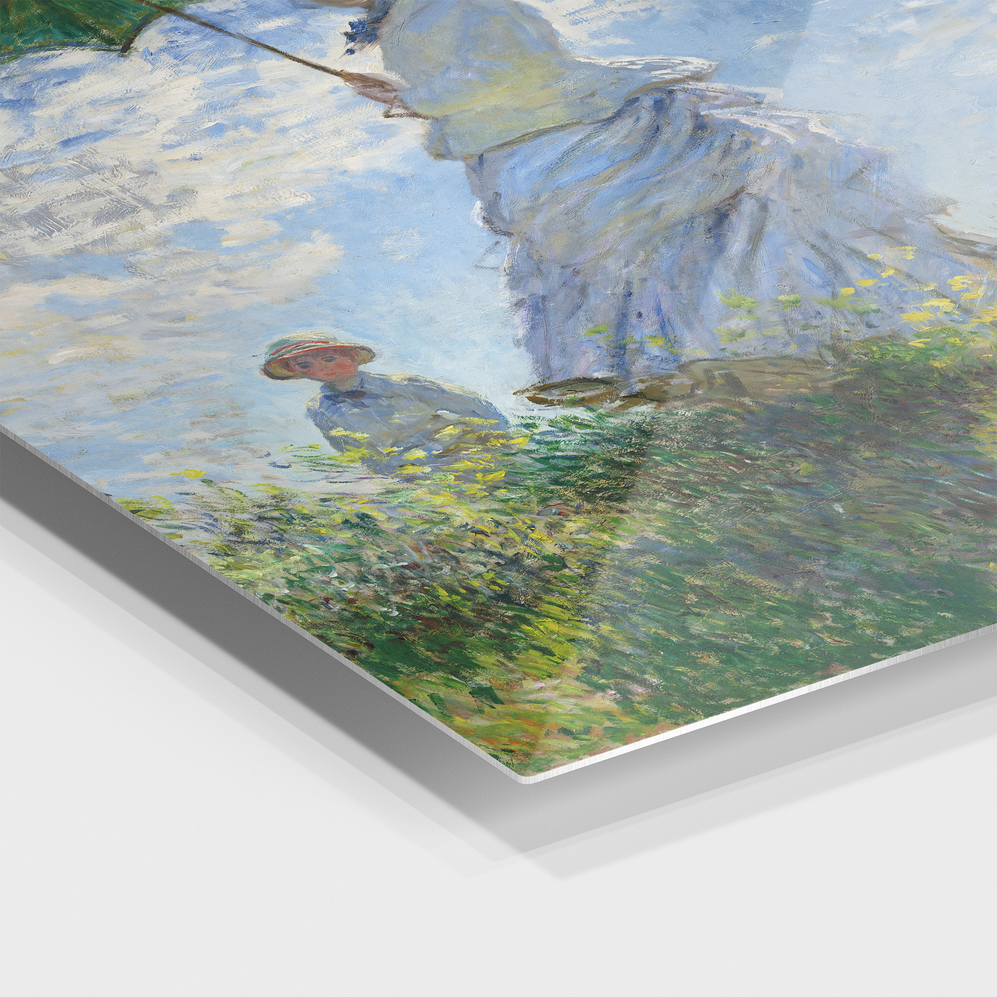 The Woman with a Parasol by Claude Oscar Monet