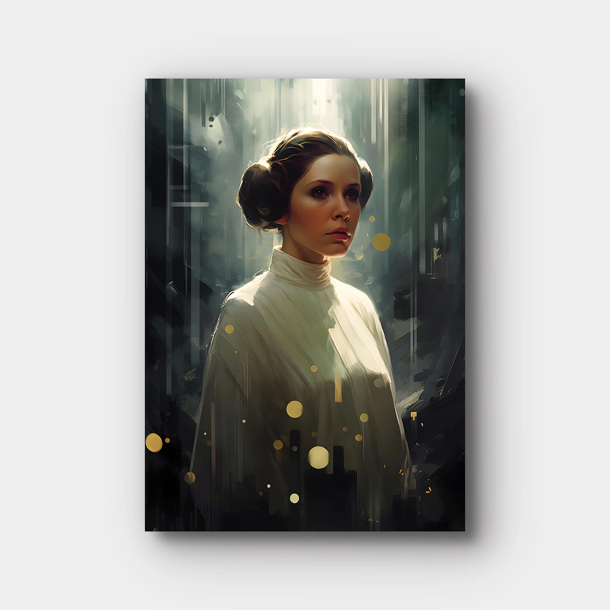 Princess Leia Paint Art