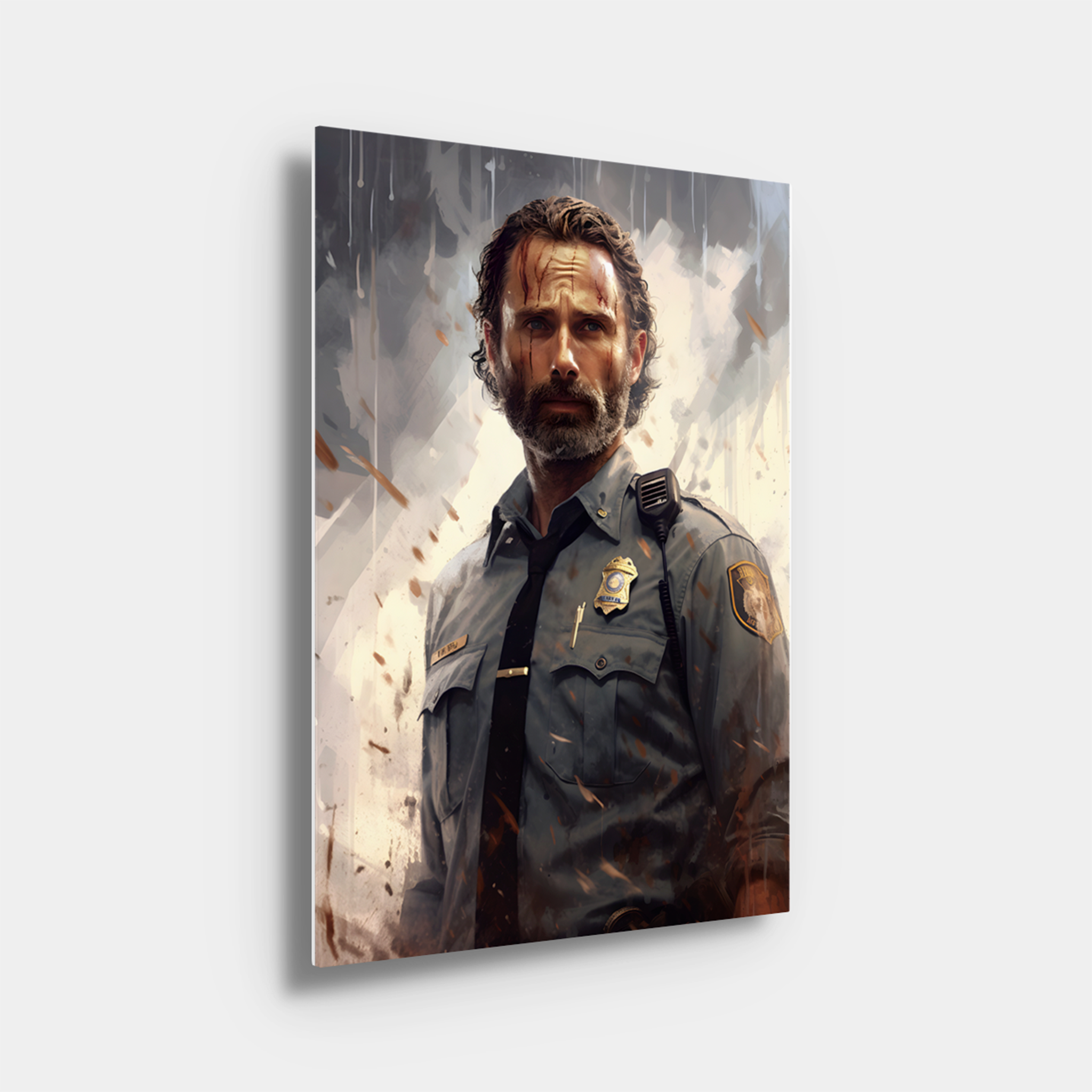 Rick Grimes Paint Art