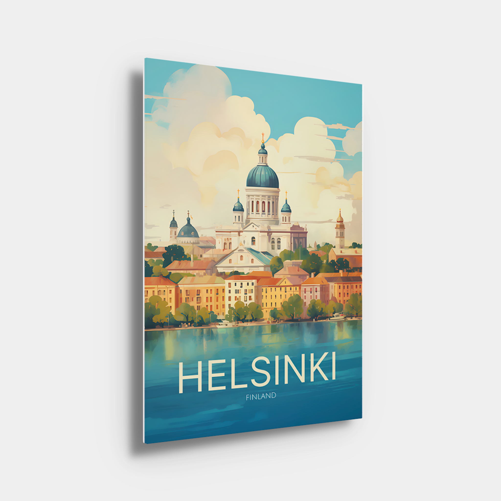 Helsinki Travel Poster